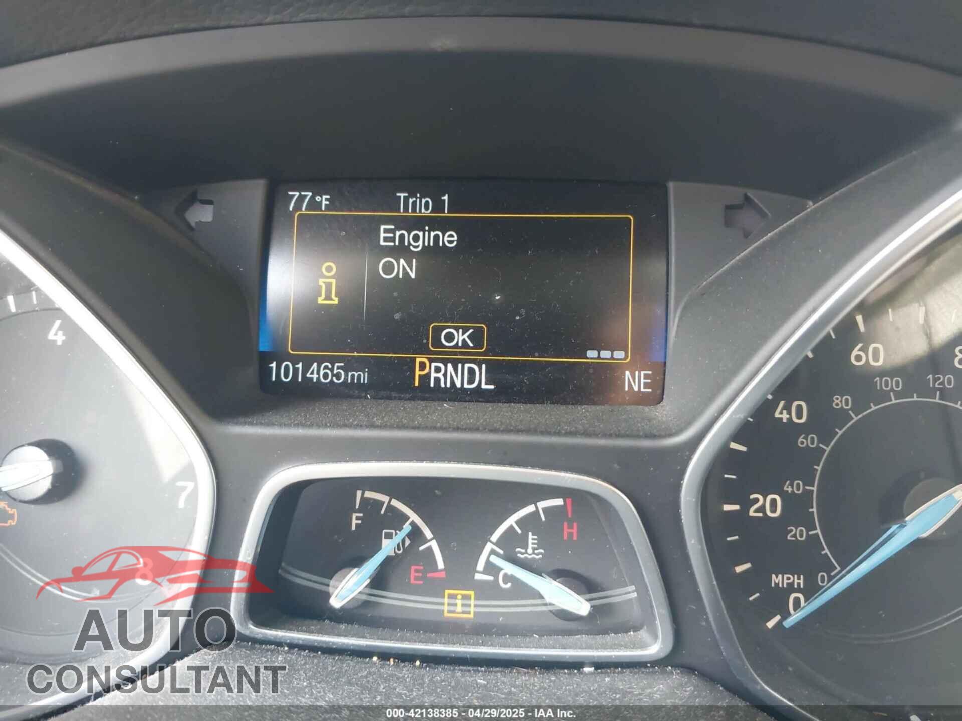 FORD FOCUS 2015 - 1FADP3K25FL288379