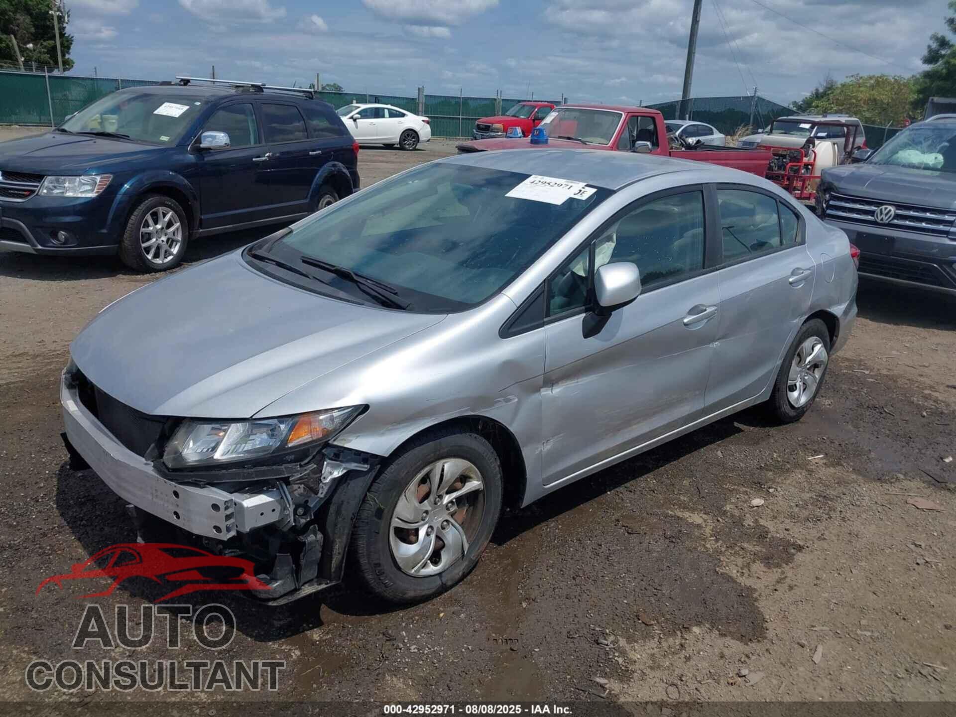 HONDA CIVIC 2013 - 2HGFB2F58DH572665