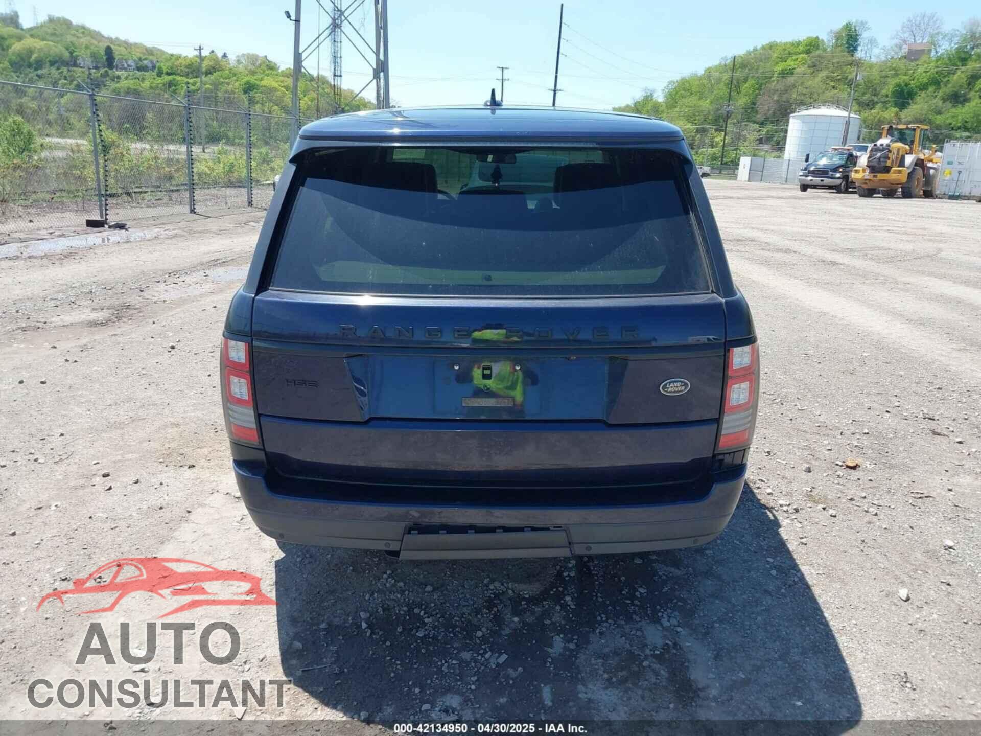 LAND ROVER RANGE ROVER 2015 - SALGS2VF3FA217507