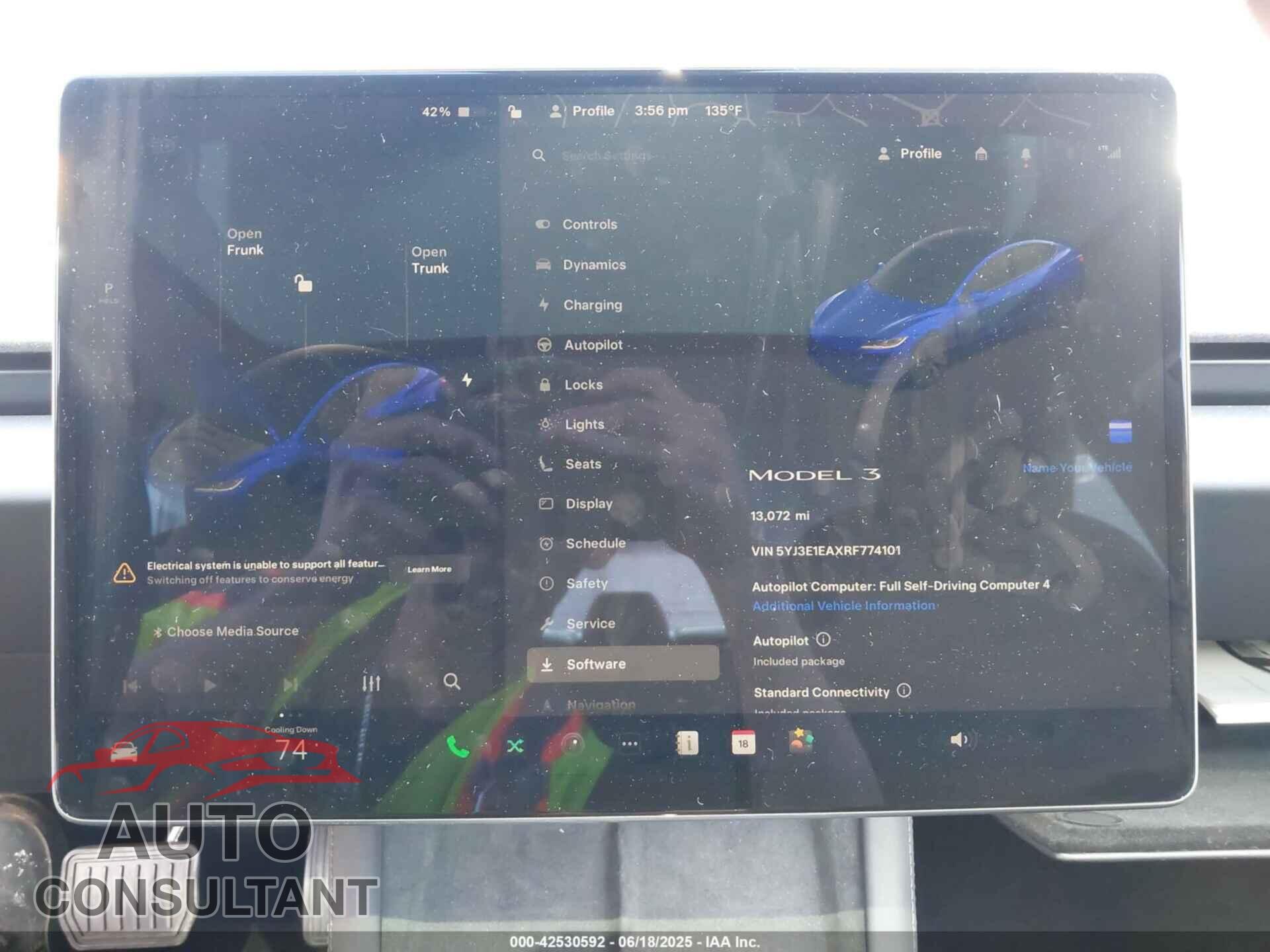 TESLA MODEL 3 2024 - 5YJ3E1EAXRF774101
