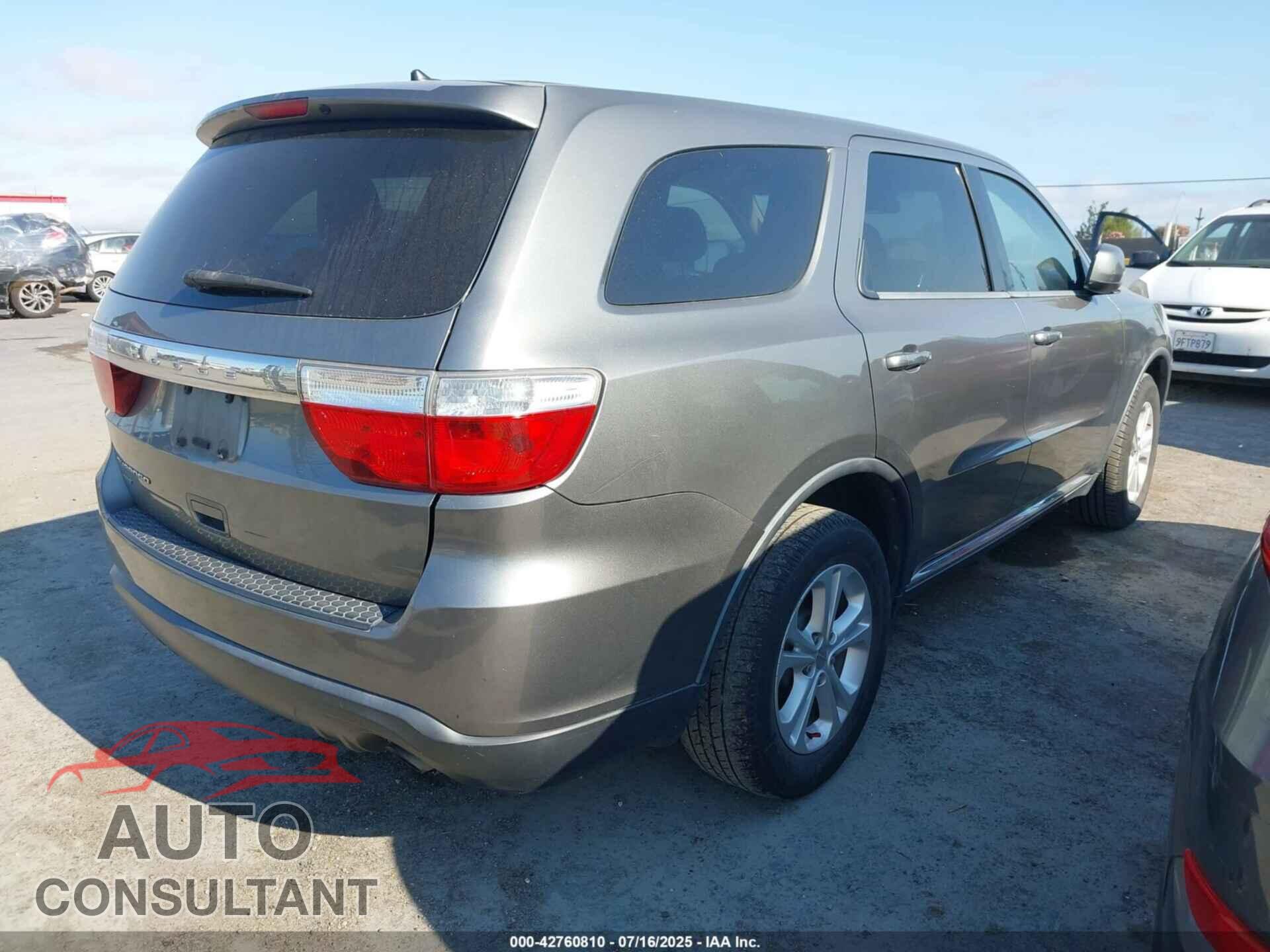 DODGE DURANGO 2012 - 1C4RDJAG2CC271772