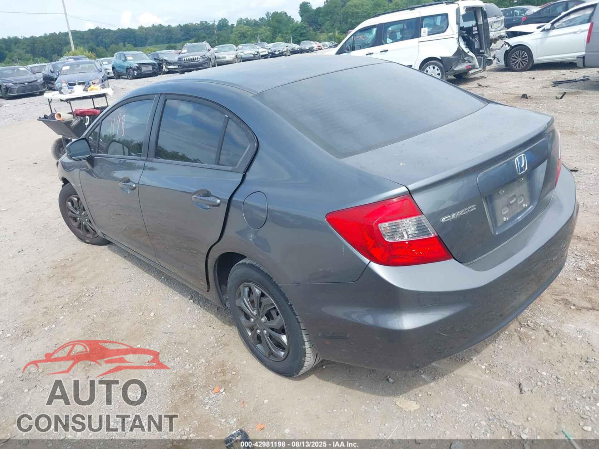 HONDA CIVIC 2012 - 19XFB2F59CE094121