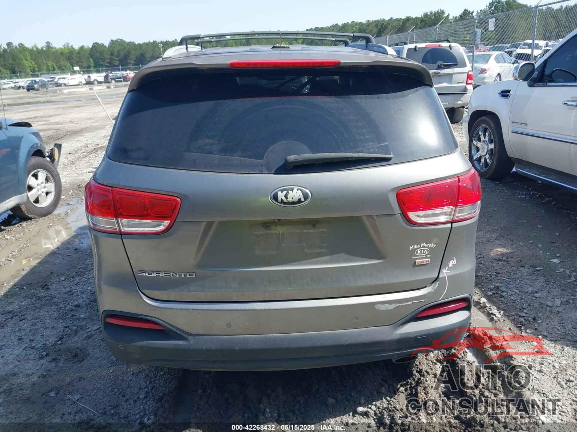 KIA SORENTO 2016 - 5XYPG4A36GG074330