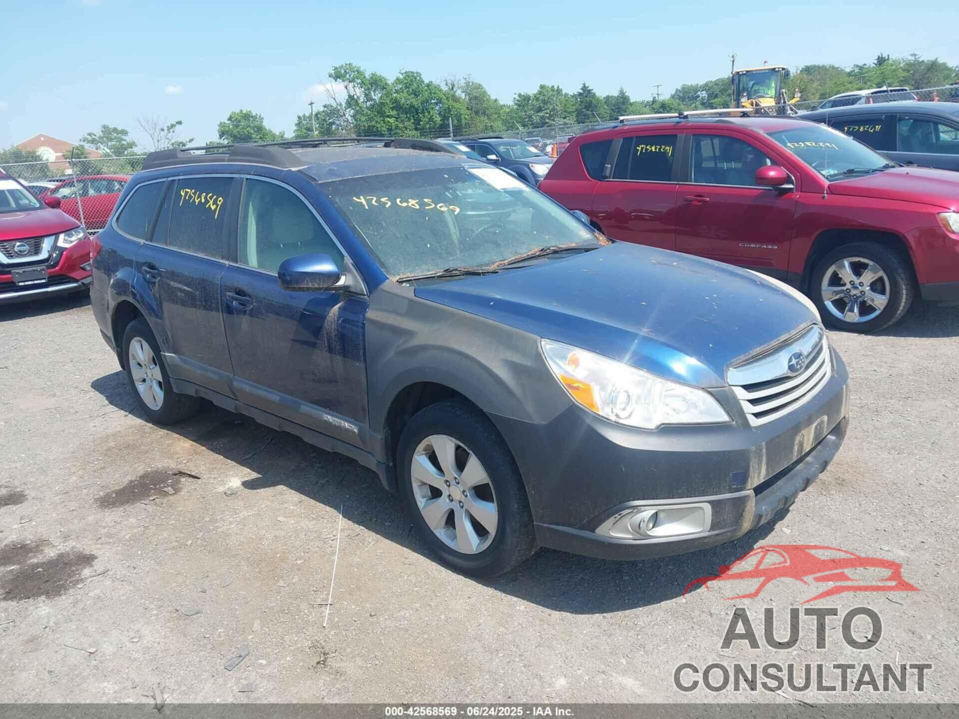 SUBARU OUTBACK 2011 - 4S4BRBGC4B3341229
