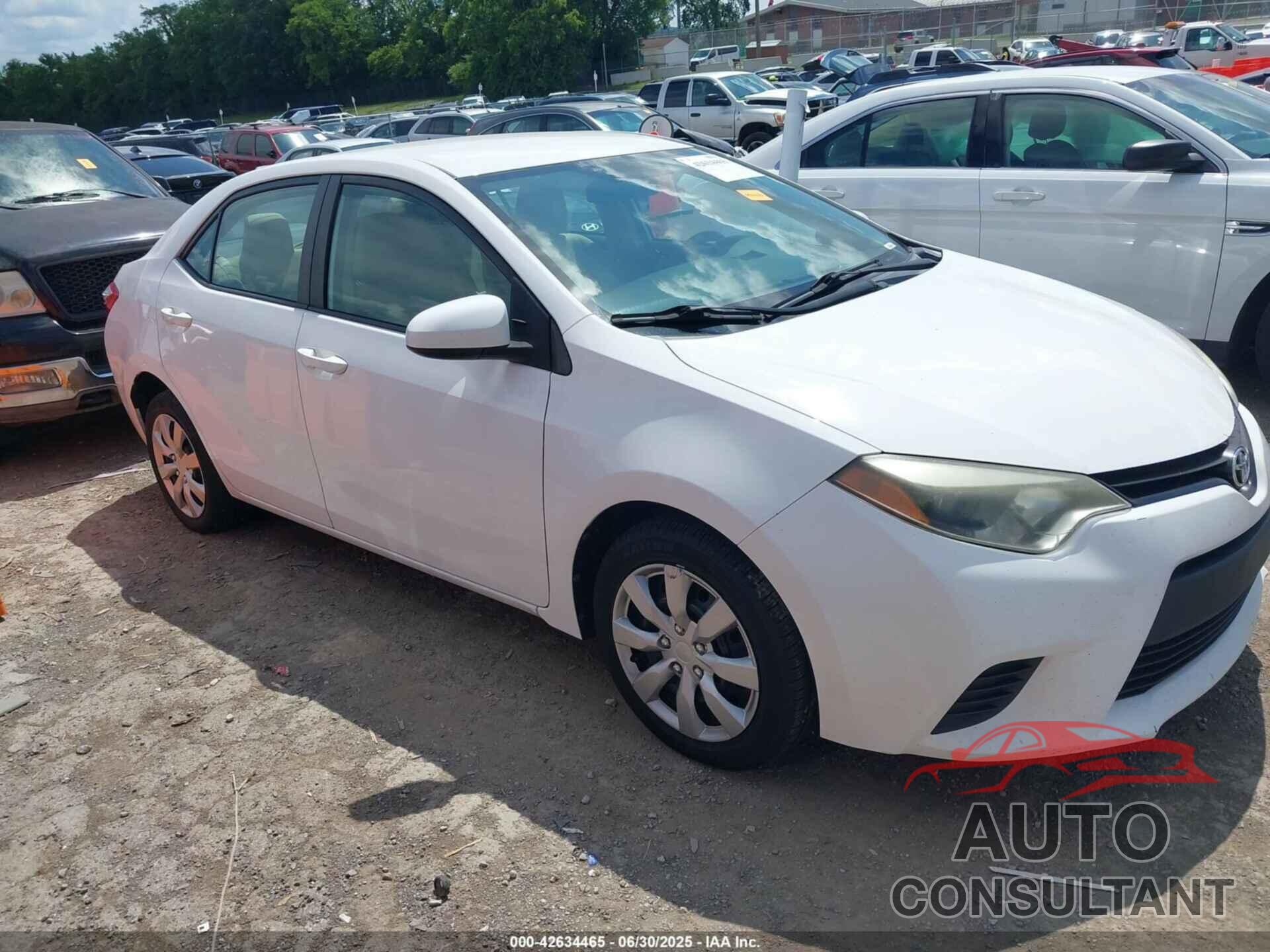 TOYOTA COROLLA 2014 - 2T1BURHE7EC201344