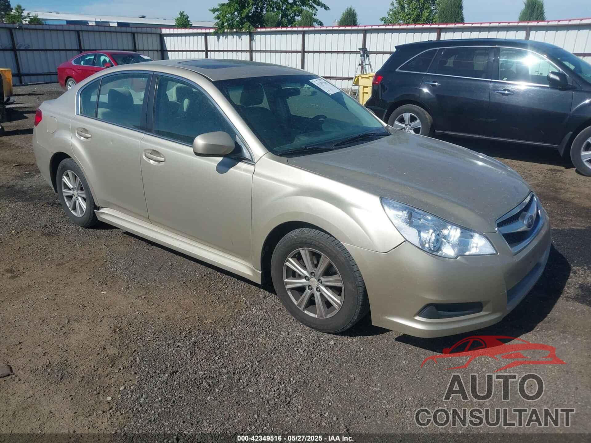 SUBARU LEGACY 2010 - 4S3BMAG67A1244592