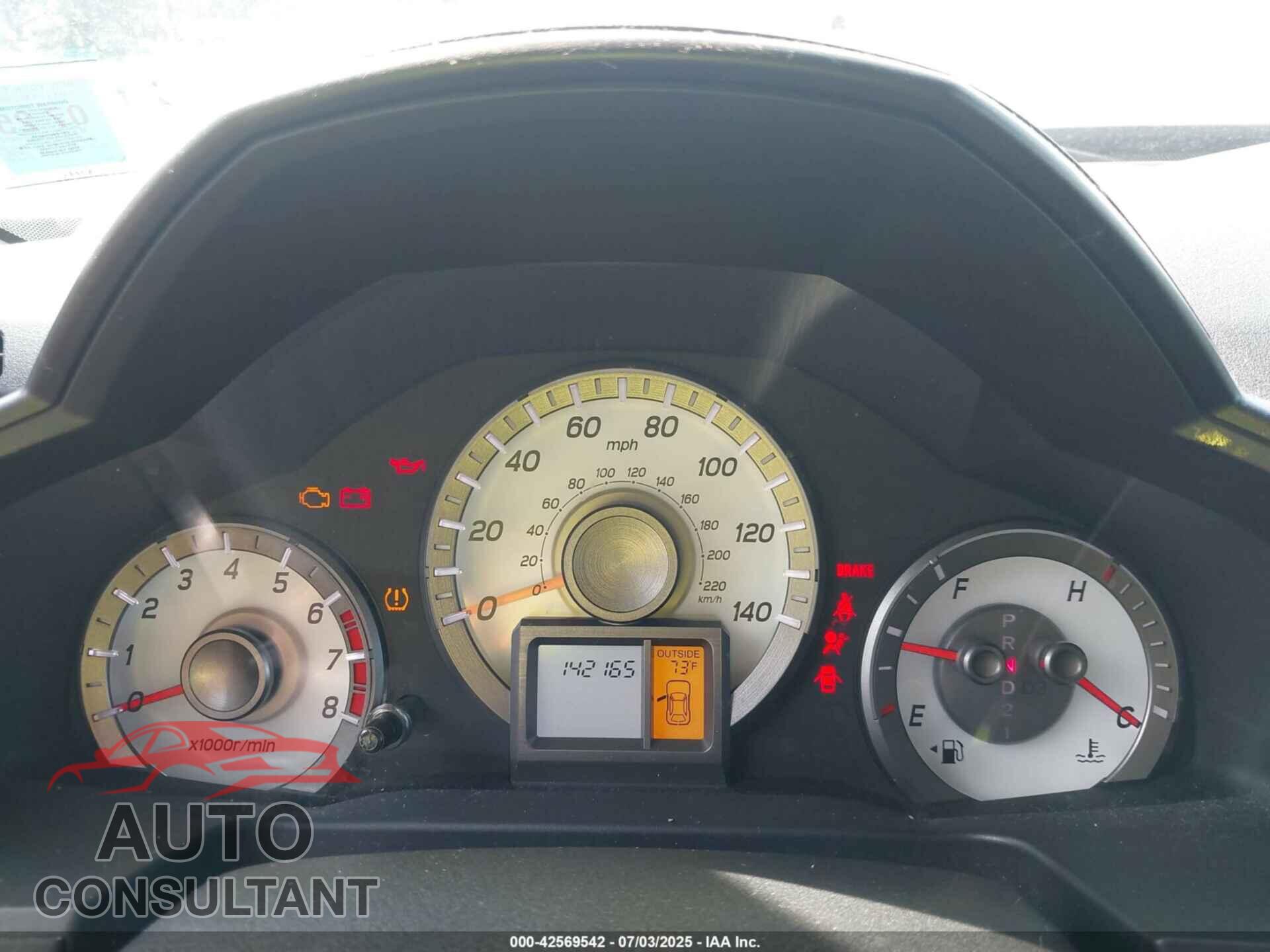 HONDA PILOT 2013 - 5FNYF4H54DB015052
