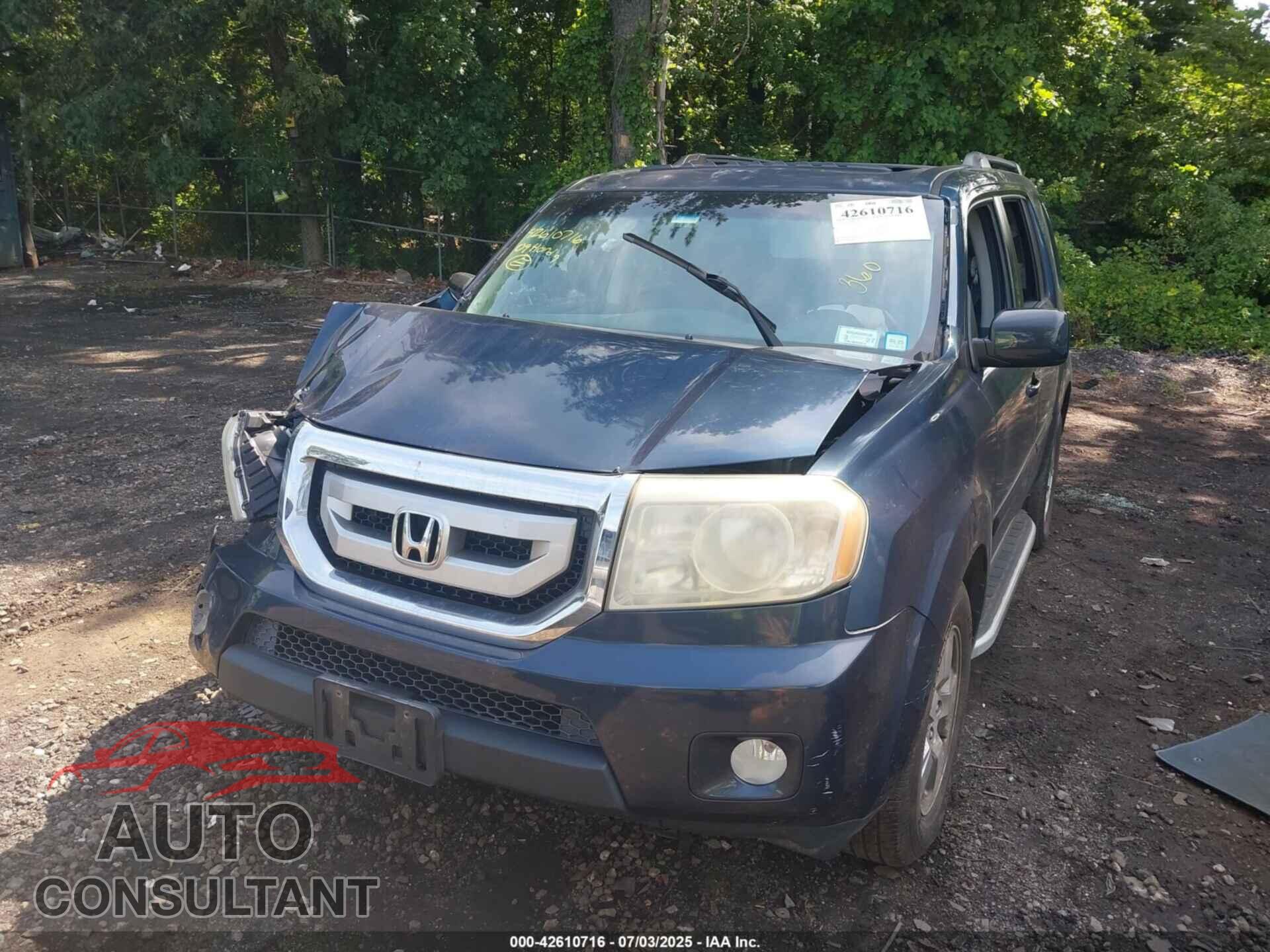 HONDA PILOT 2009 - 5FNYF48659B045256