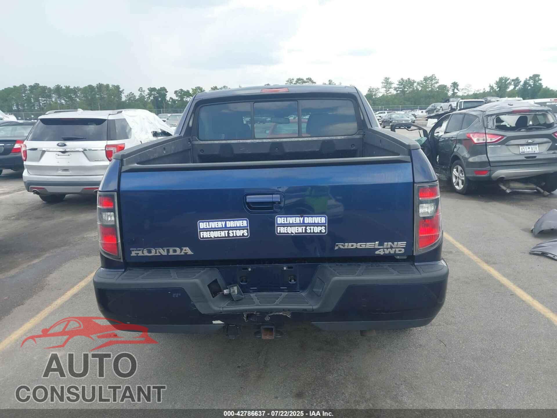 HONDA RIDGELINE 2013 - 5FPYK1F57DB006480