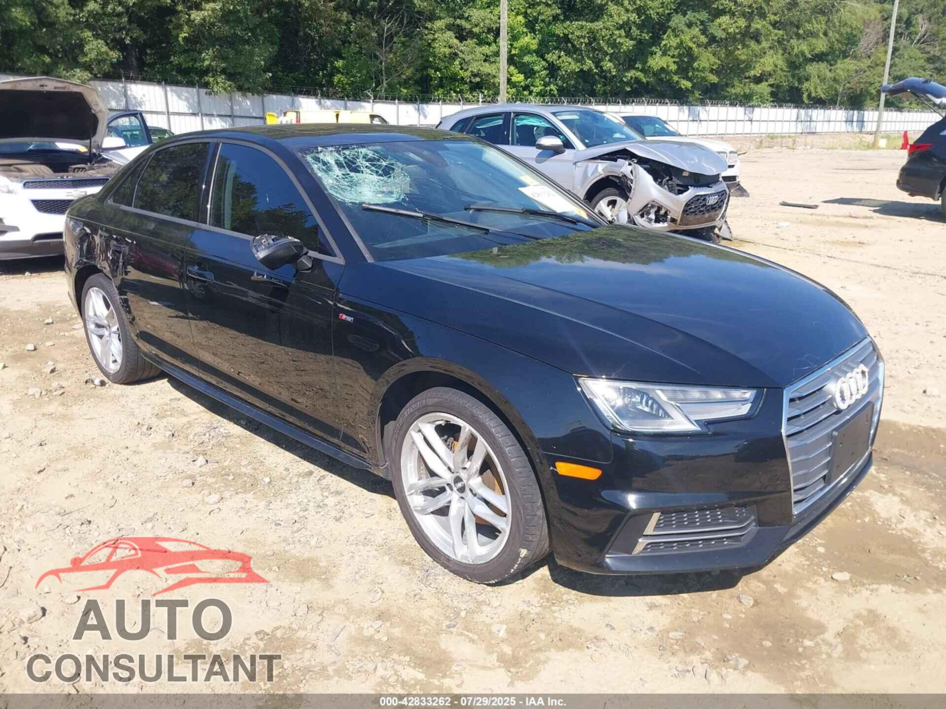 AUDI A4 2017 - WAUKMAF49HN055751