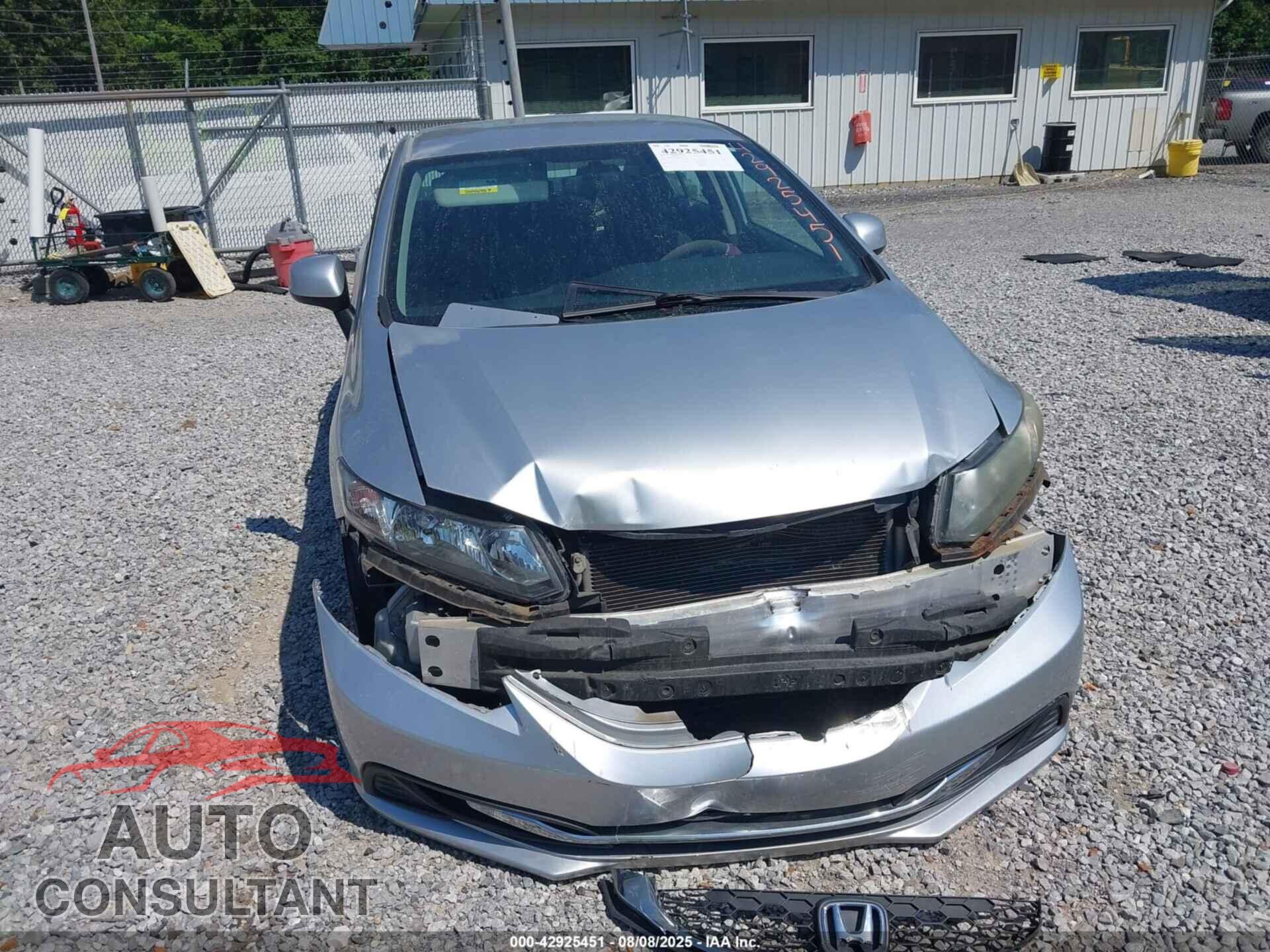 HONDA CIVIC 2013 - 2HGFB2F52DH566084