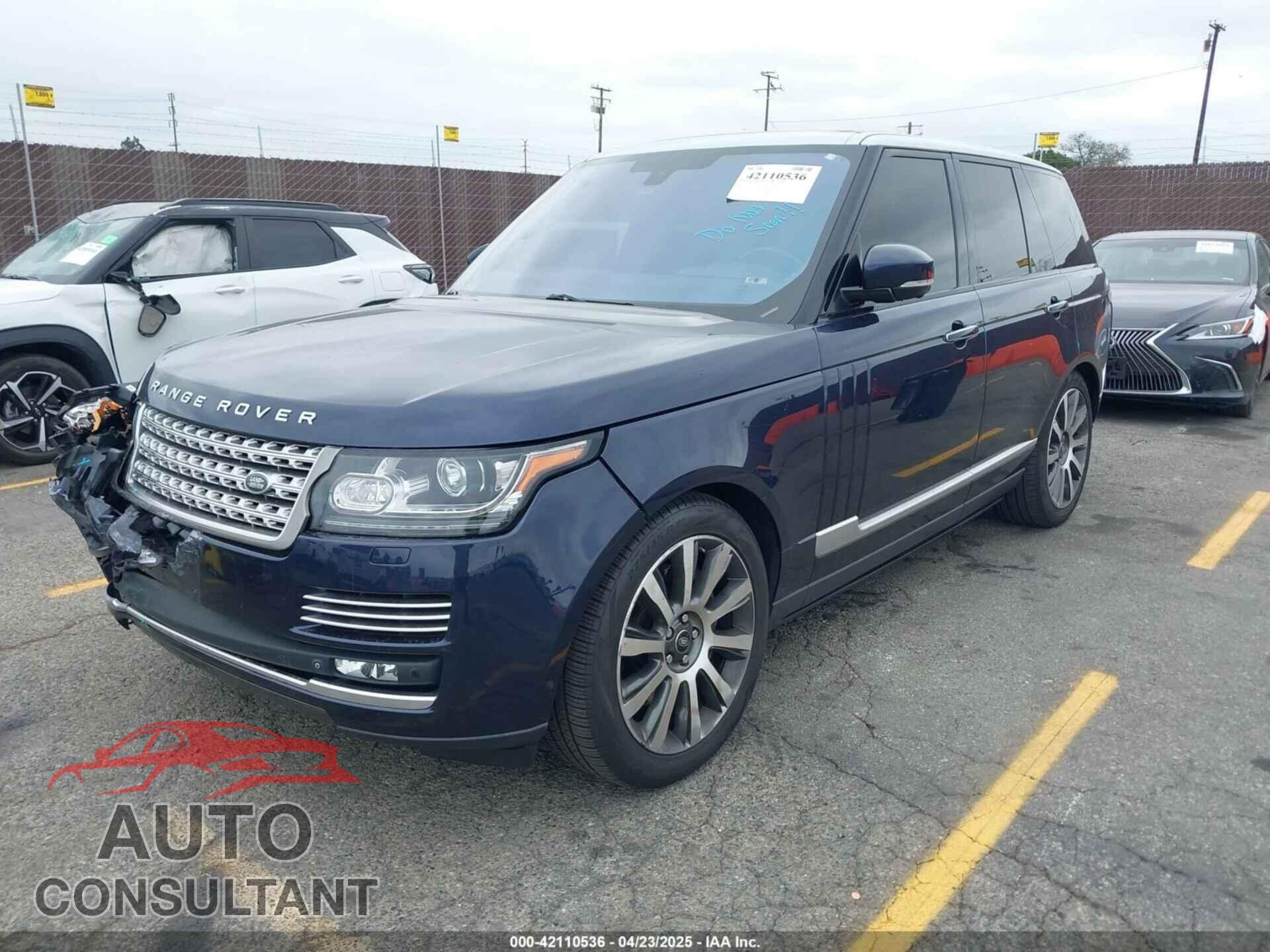 LAND ROVER RANGE ROVER 2015 - SALGV2TF1FA198949