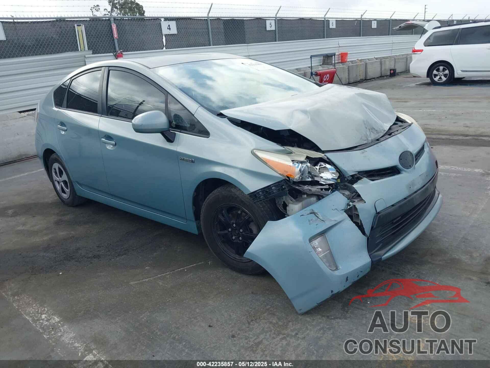 TOYOTA PRIUS 2012 - JTDKN3DU2C5508292