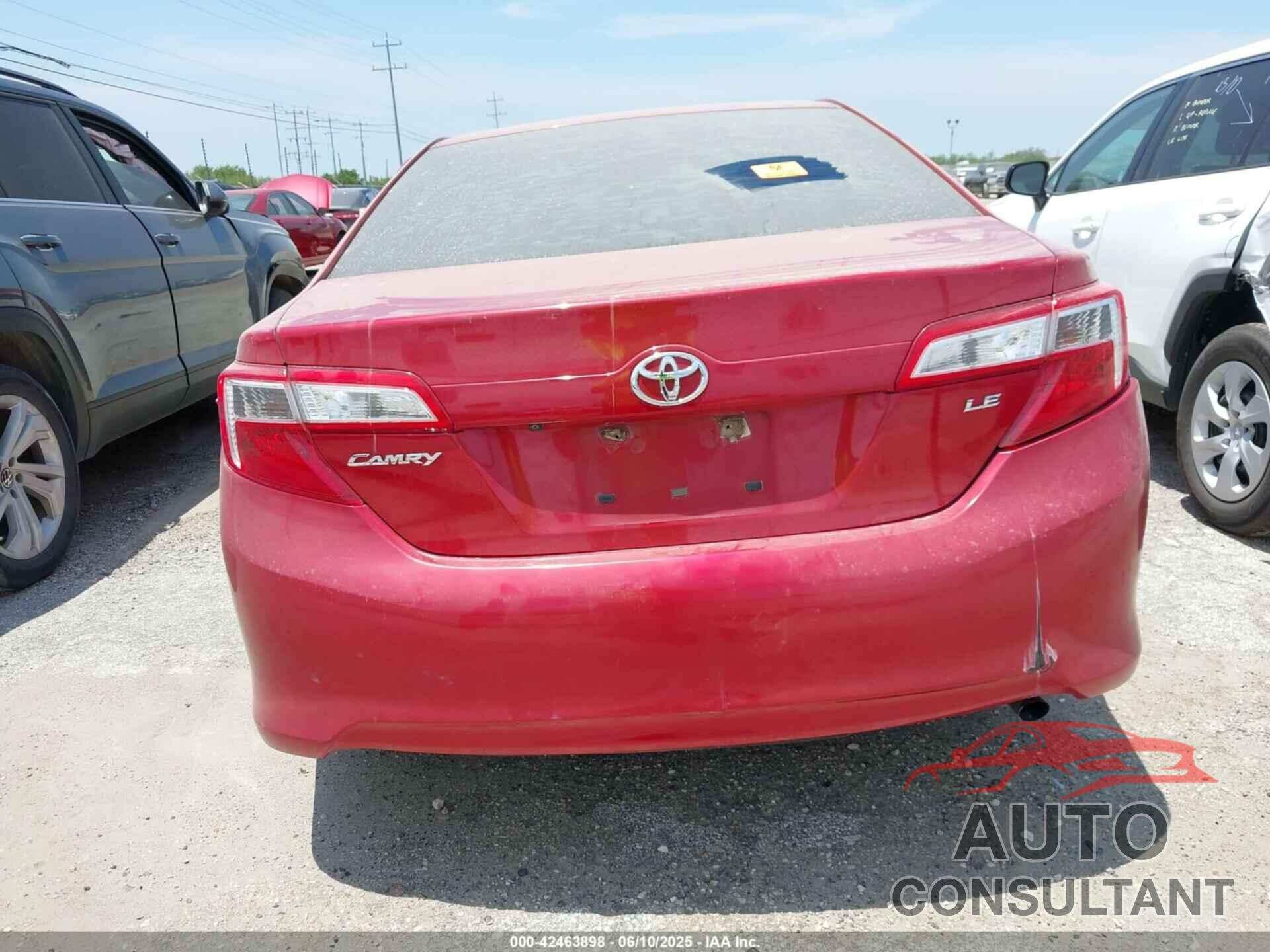 TOYOTA CAMRY 2014 - 4T4BF1FK3ER418169