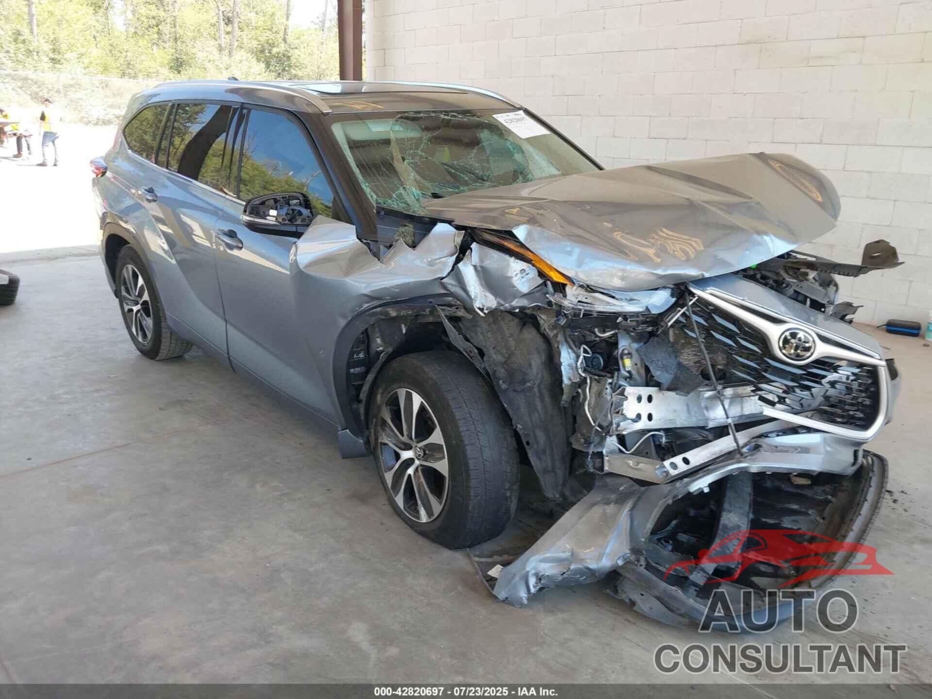 TOYOTA HIGHLANDER 2021 - 5TDGZRAHXMS083629