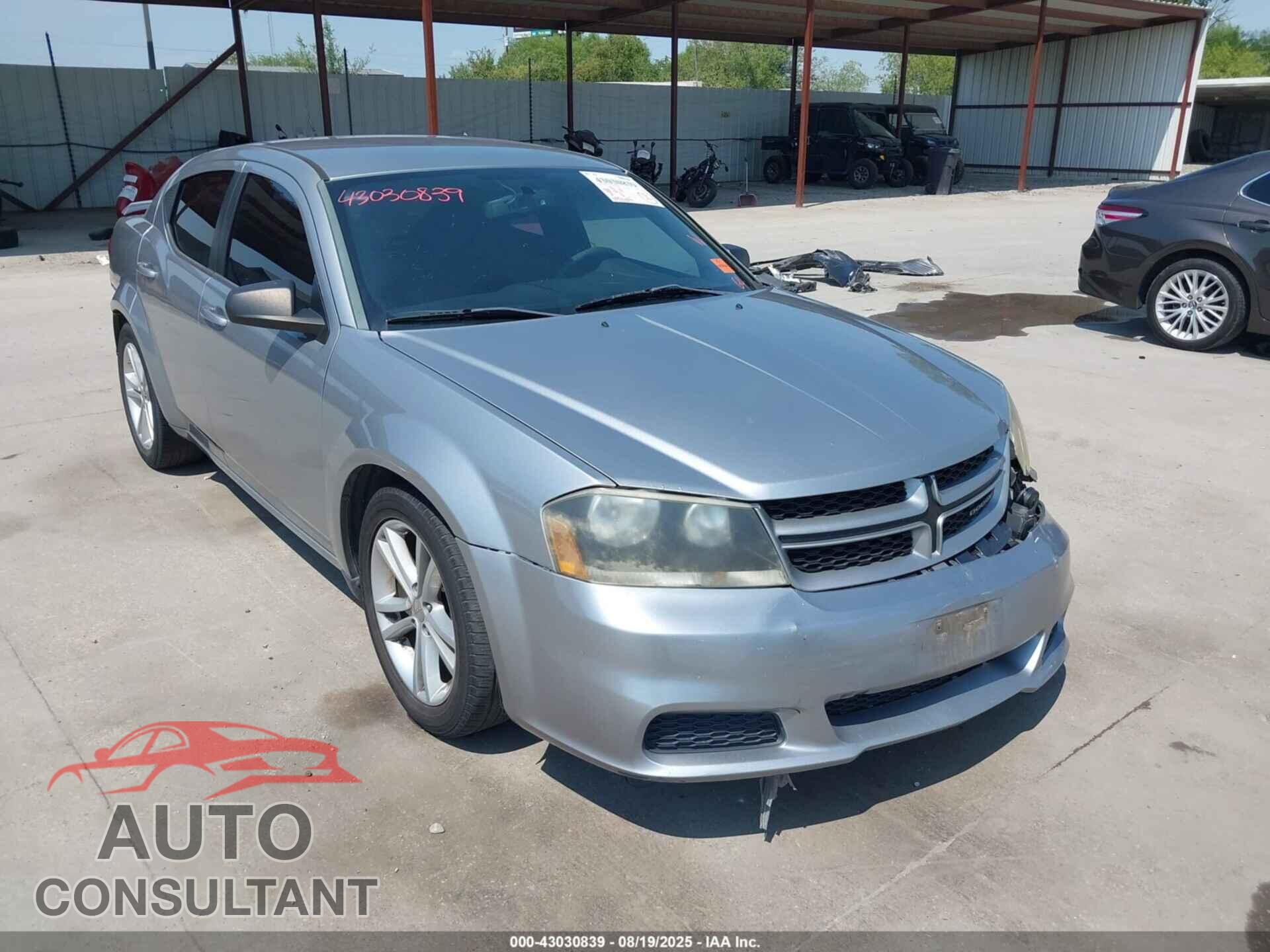 DODGE AVENGER 2014 - 1C3CDZAG4EN136986