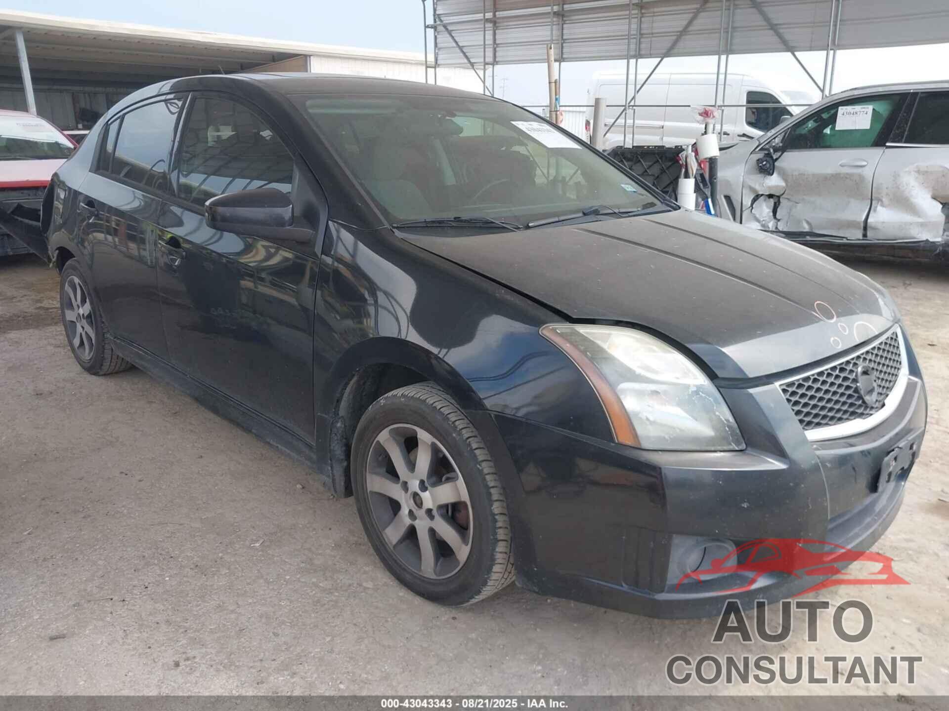 NISSAN SENTRA 2012 - 3N1AB6AP8CL612454