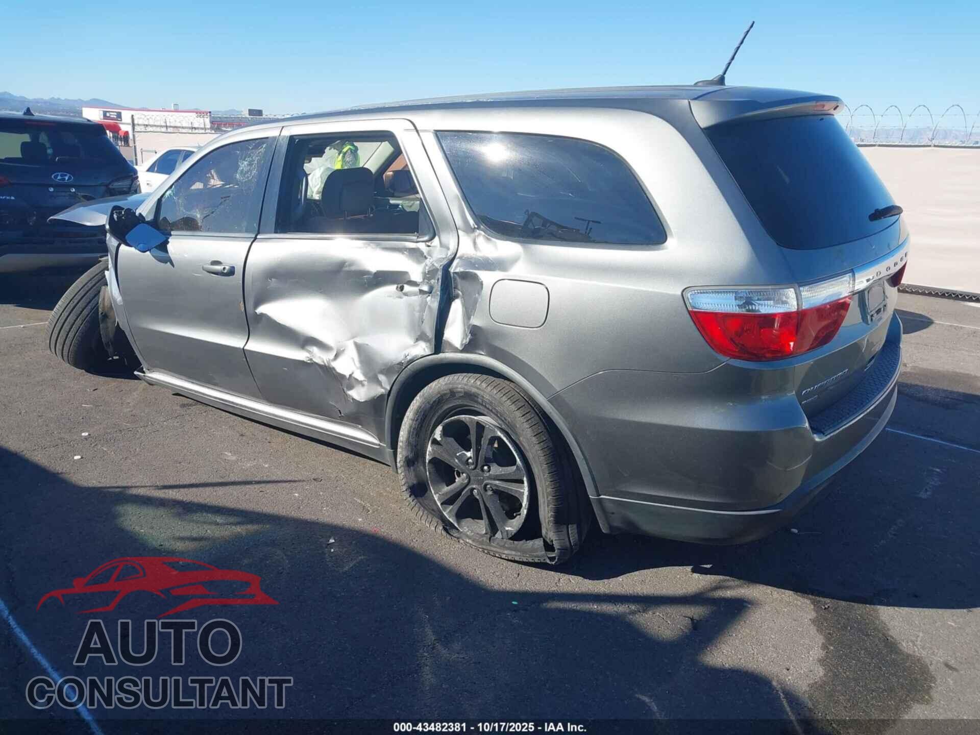 DODGE DURANGO 2011 - 1D4RE2GG0BC733712
