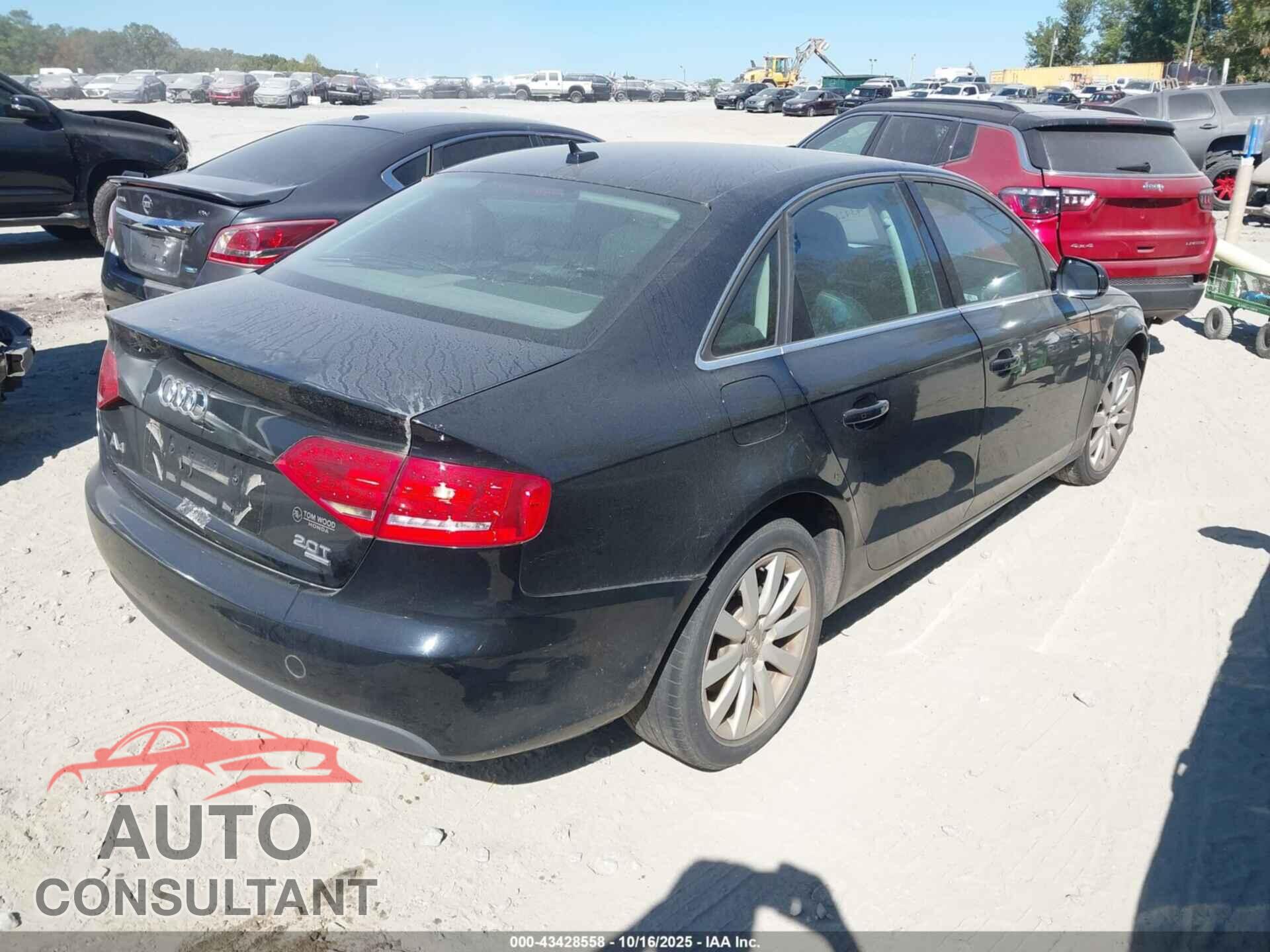 AUDI A4 2012 - WAUBFAFL0CN003967