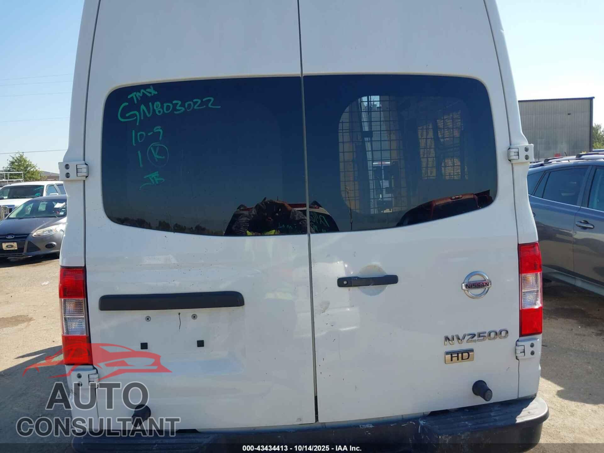 NISSAN NV CARGO NV2500 HD 2016 - 1N6BF0LY9GN803022