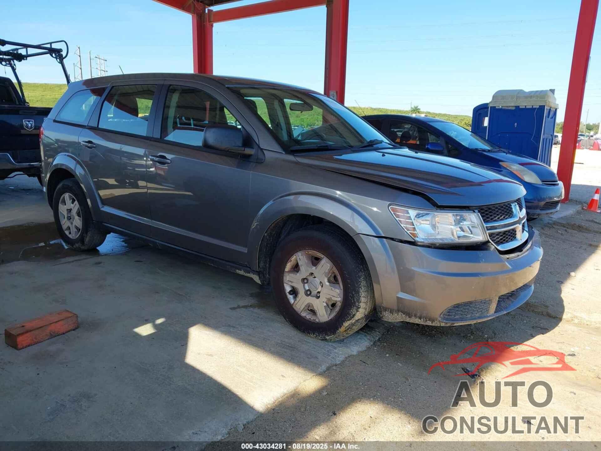 DODGE JOURNEY 2012 - 3C4PDCAB8CT320114