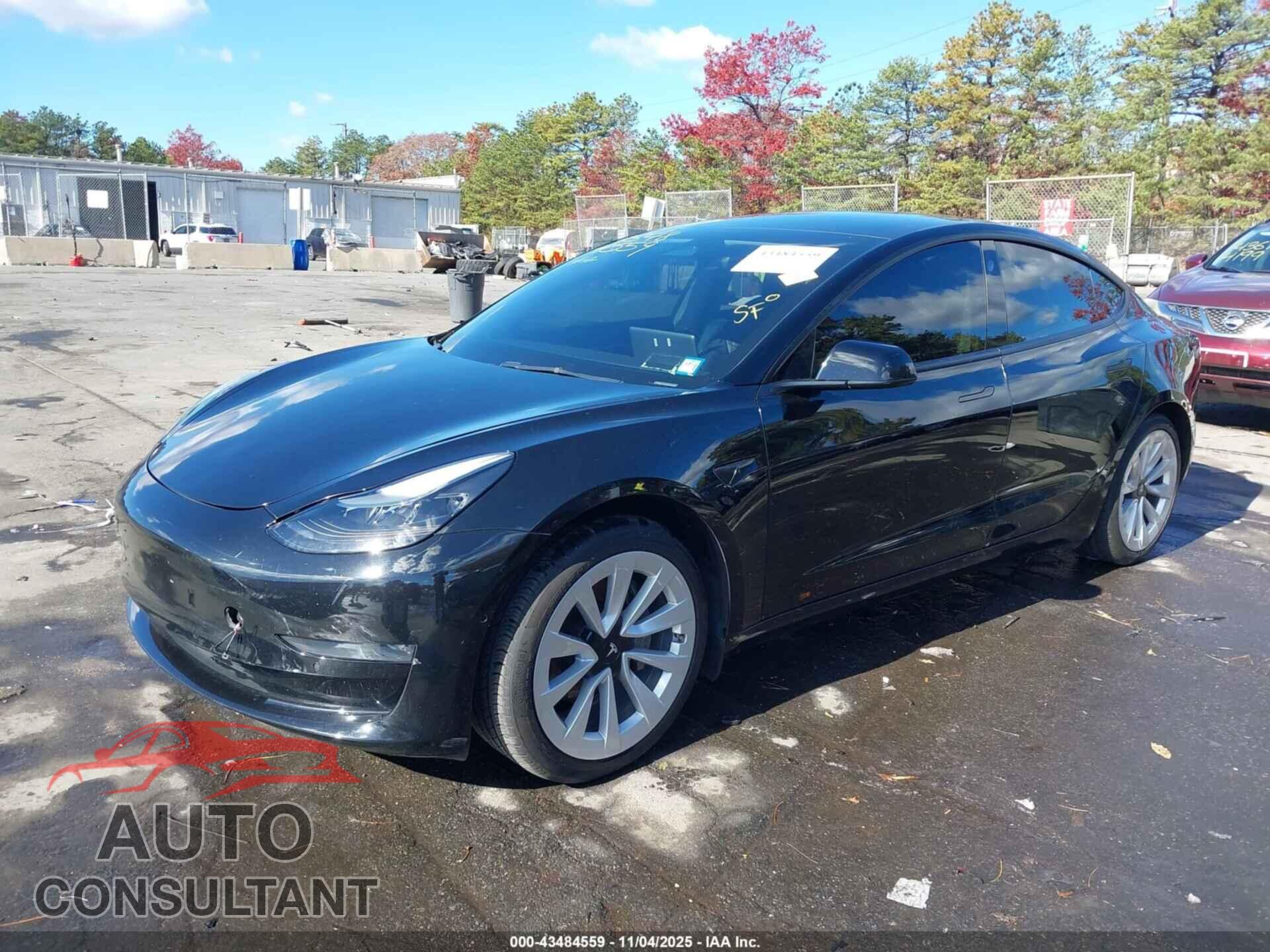 TESLA MODEL 3 2022 - 5YJ3E1EB8NF182120