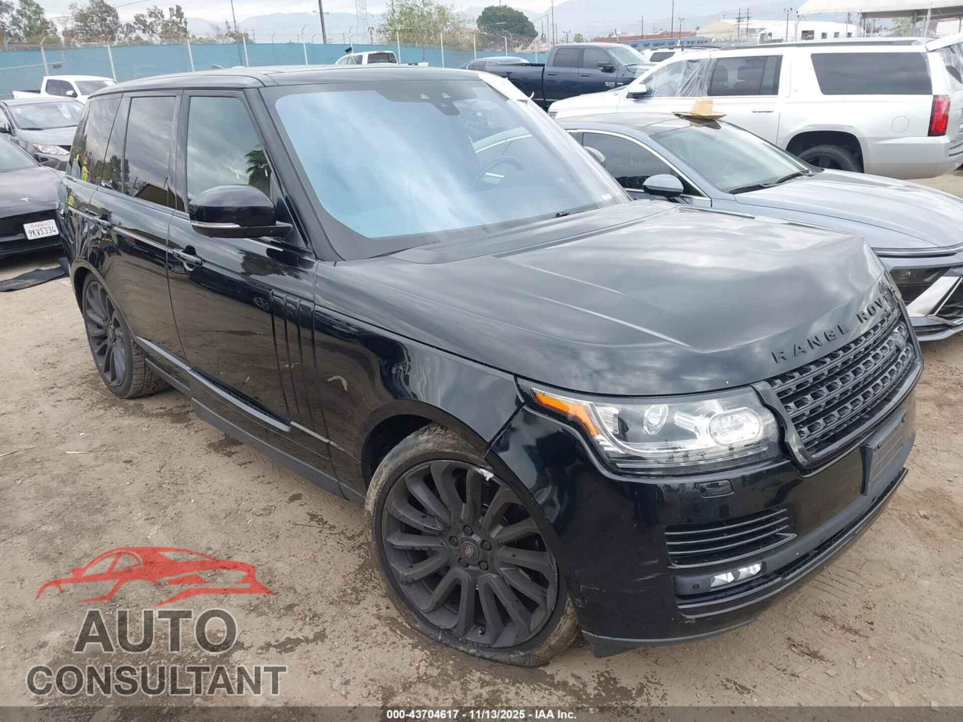 LAND ROVER RANGE ROVER 2017 - SALGS2FE7HA328117