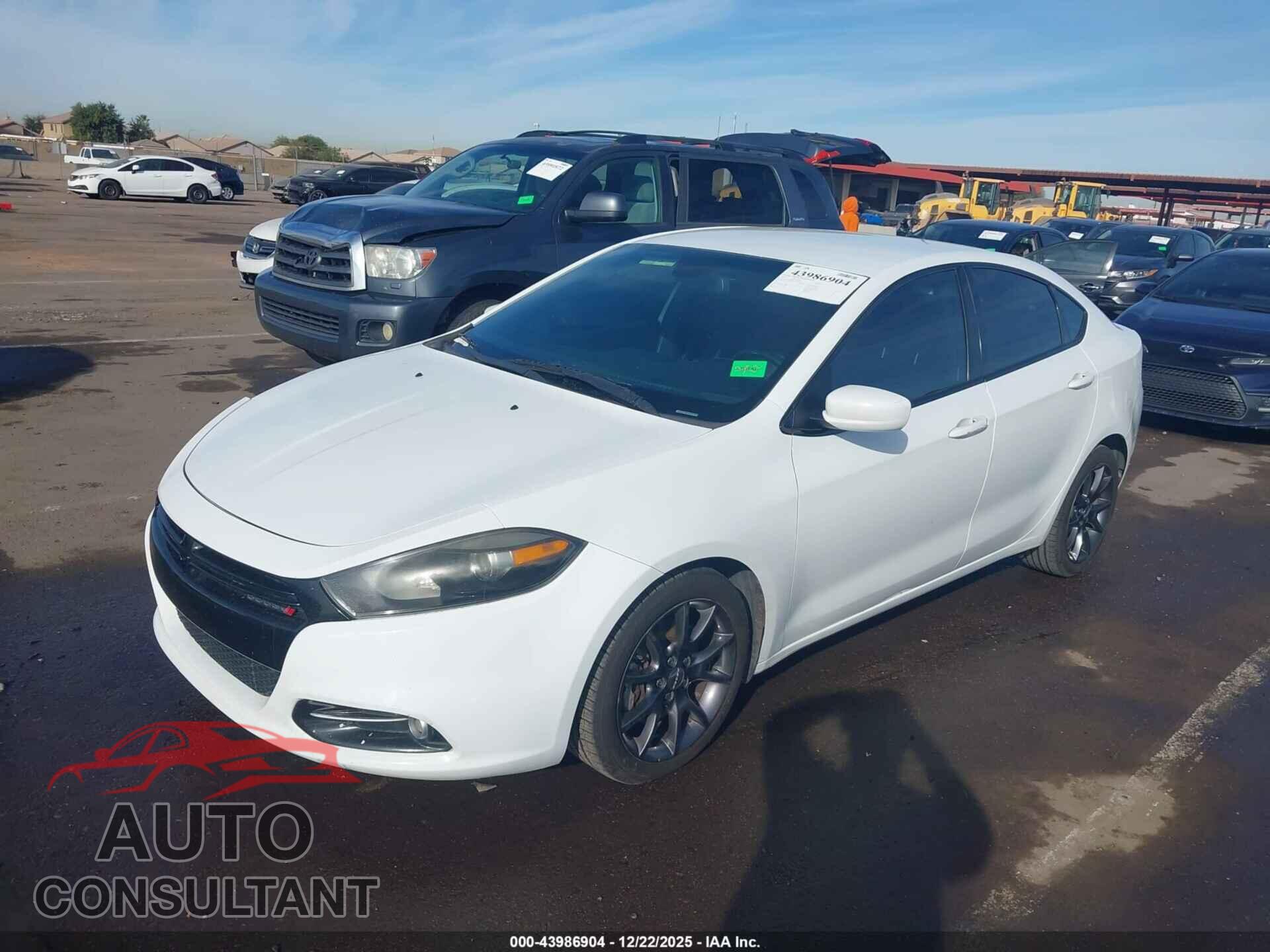 DODGE DART 2016 - 1C3CDFBB5GD592988