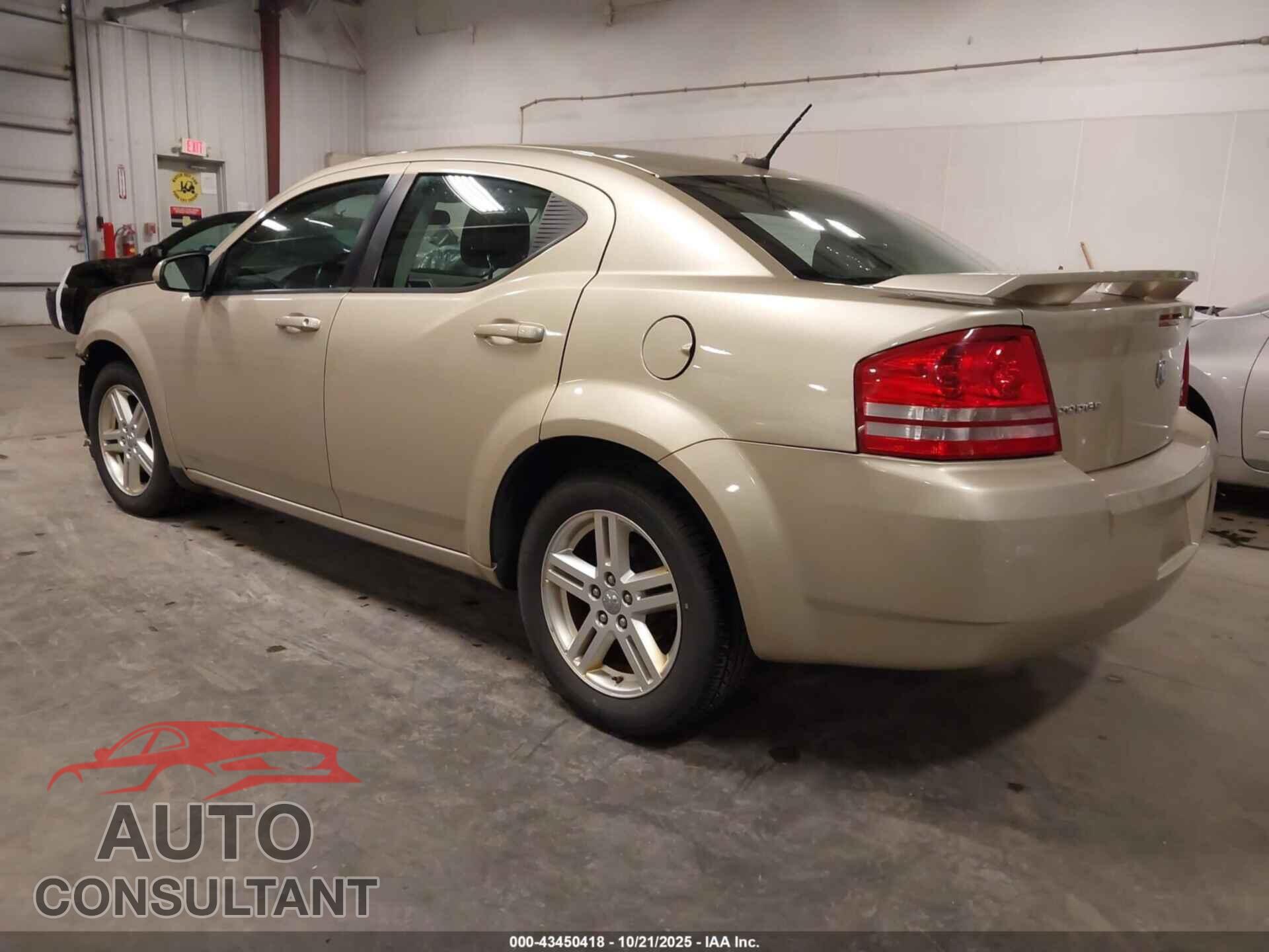 DODGE AVENGER 2010 - 1B3CC5FB0AN115214