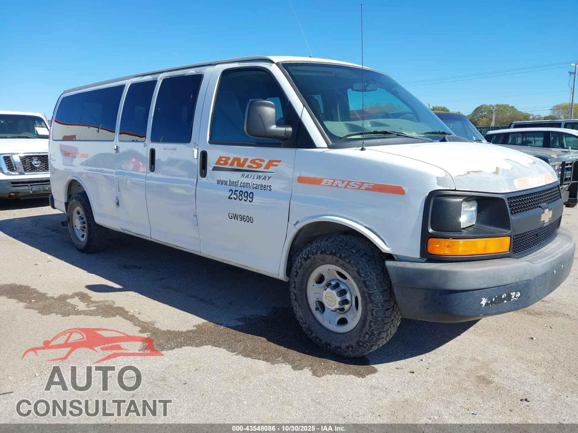 CHEVROLET EXPRESS 3500 2012 - 1GAZGZFA1C1200111