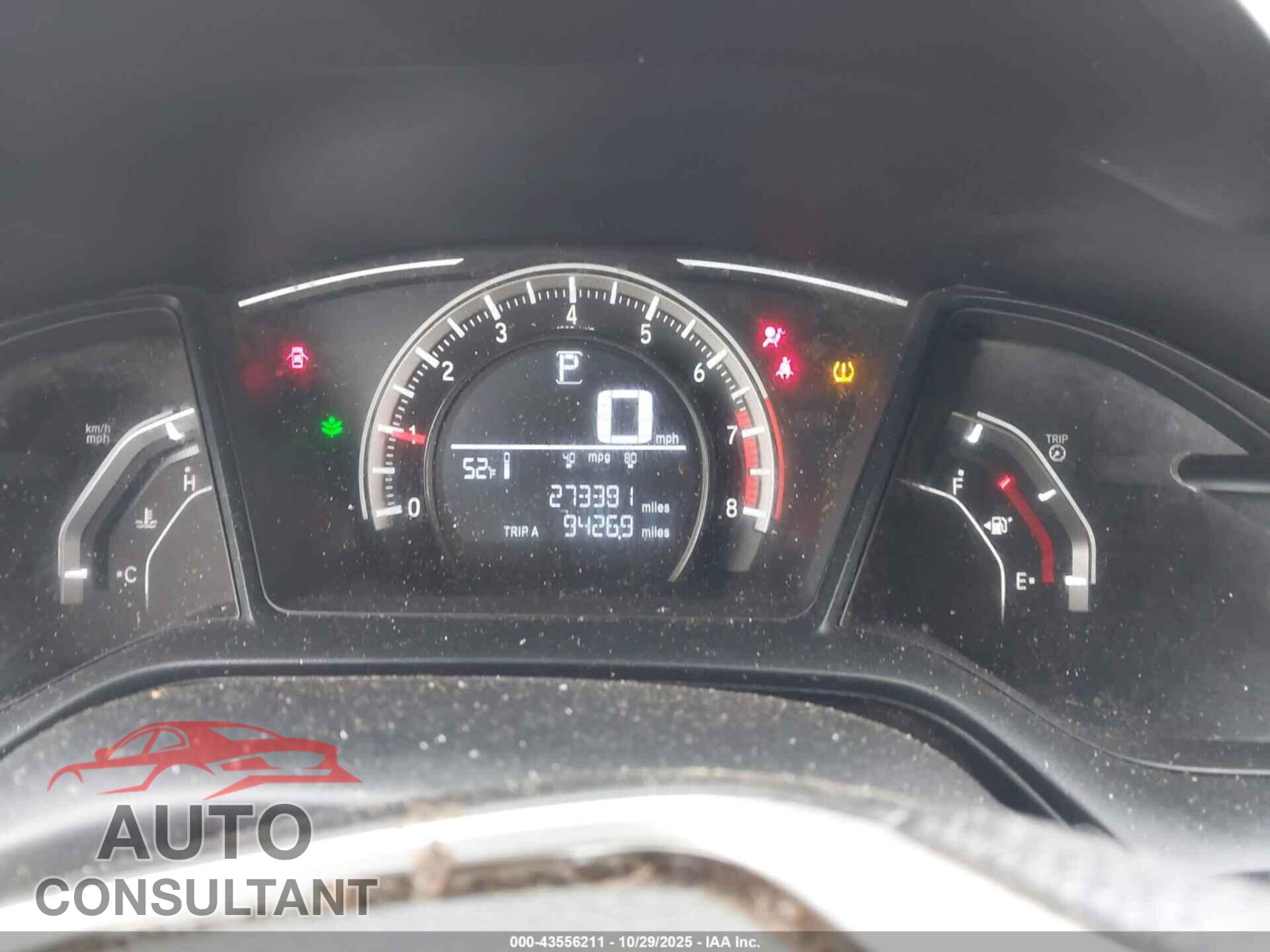 HONDA CIVIC 2017 - 19XFC2F54HE032744