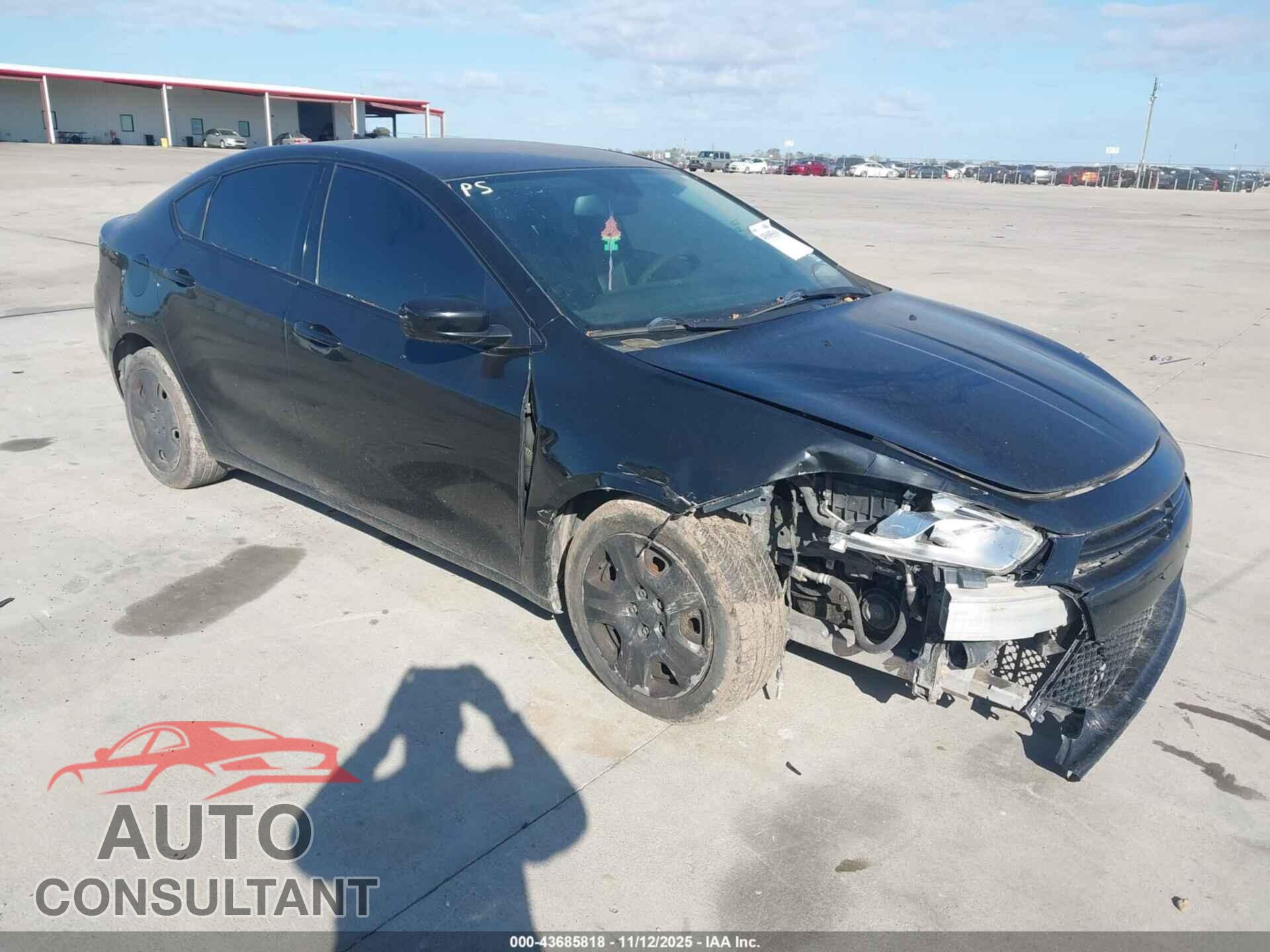 DODGE DART 2015 - 1C3CDFAA6FD337855
