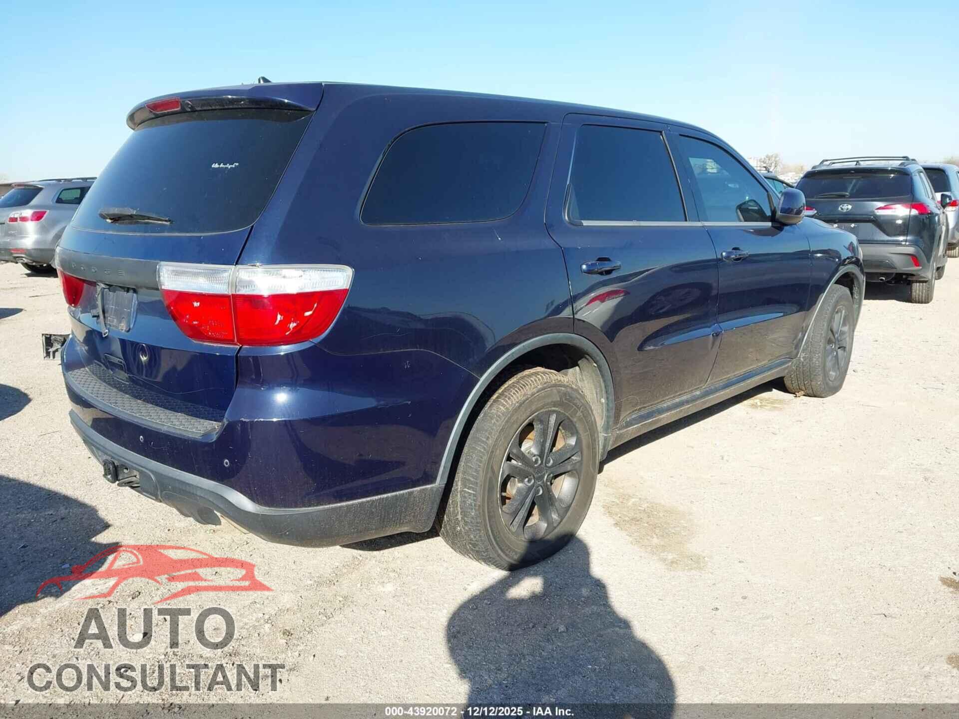 DODGE DURANGO 2013 - 1C4RDHAG1DC500243