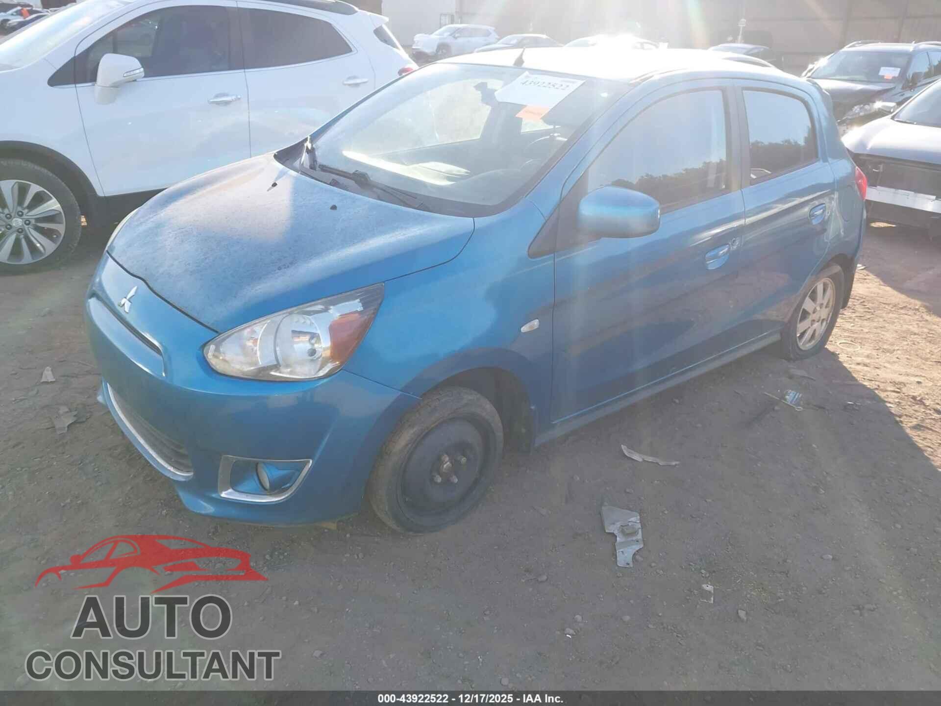 MITSUBISHI MIRAGE 2014 - ML32A4HJ0EH021517