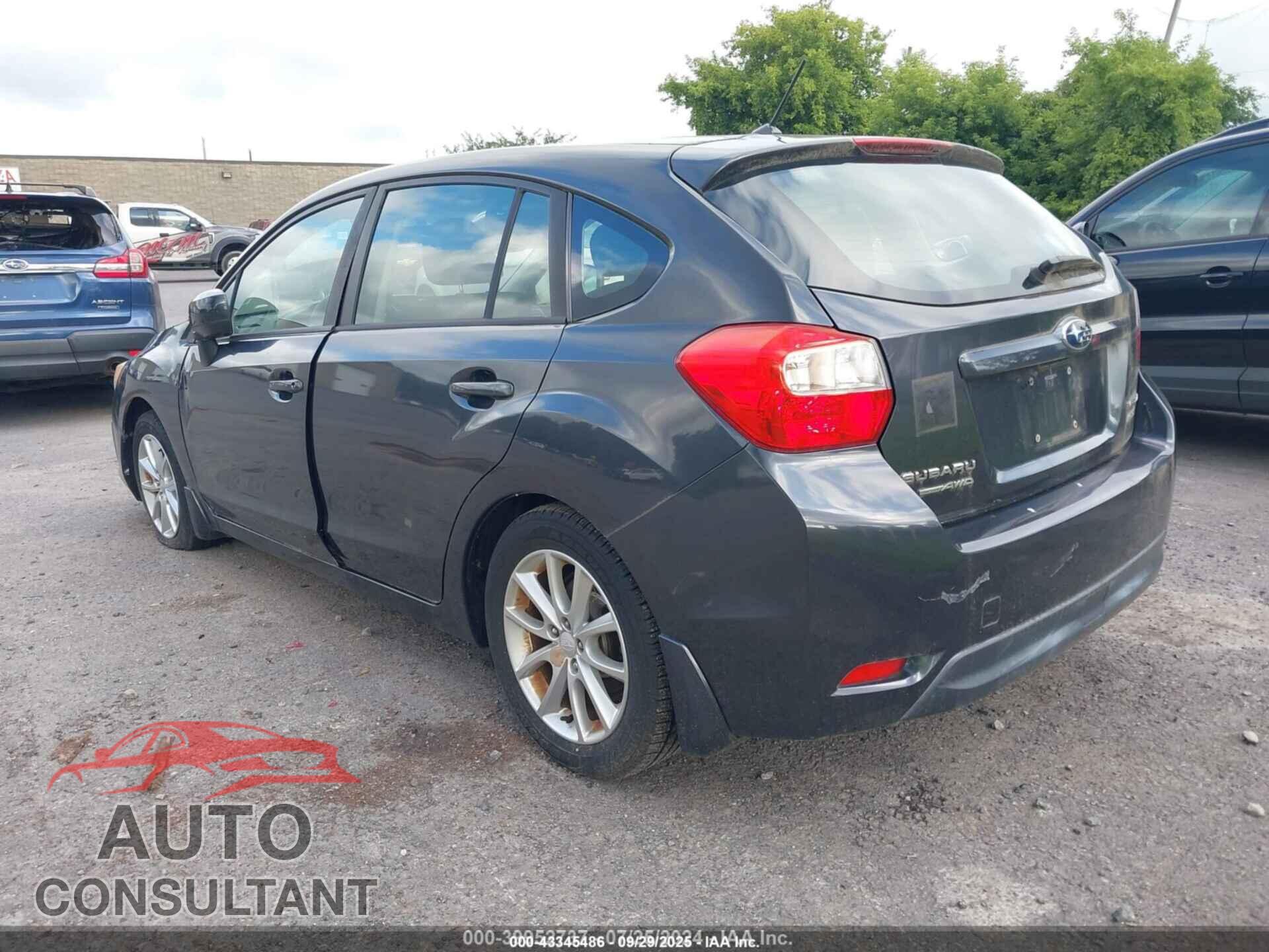 SUBARU IMPREZA 2012 - JF1GPAC67CH216293