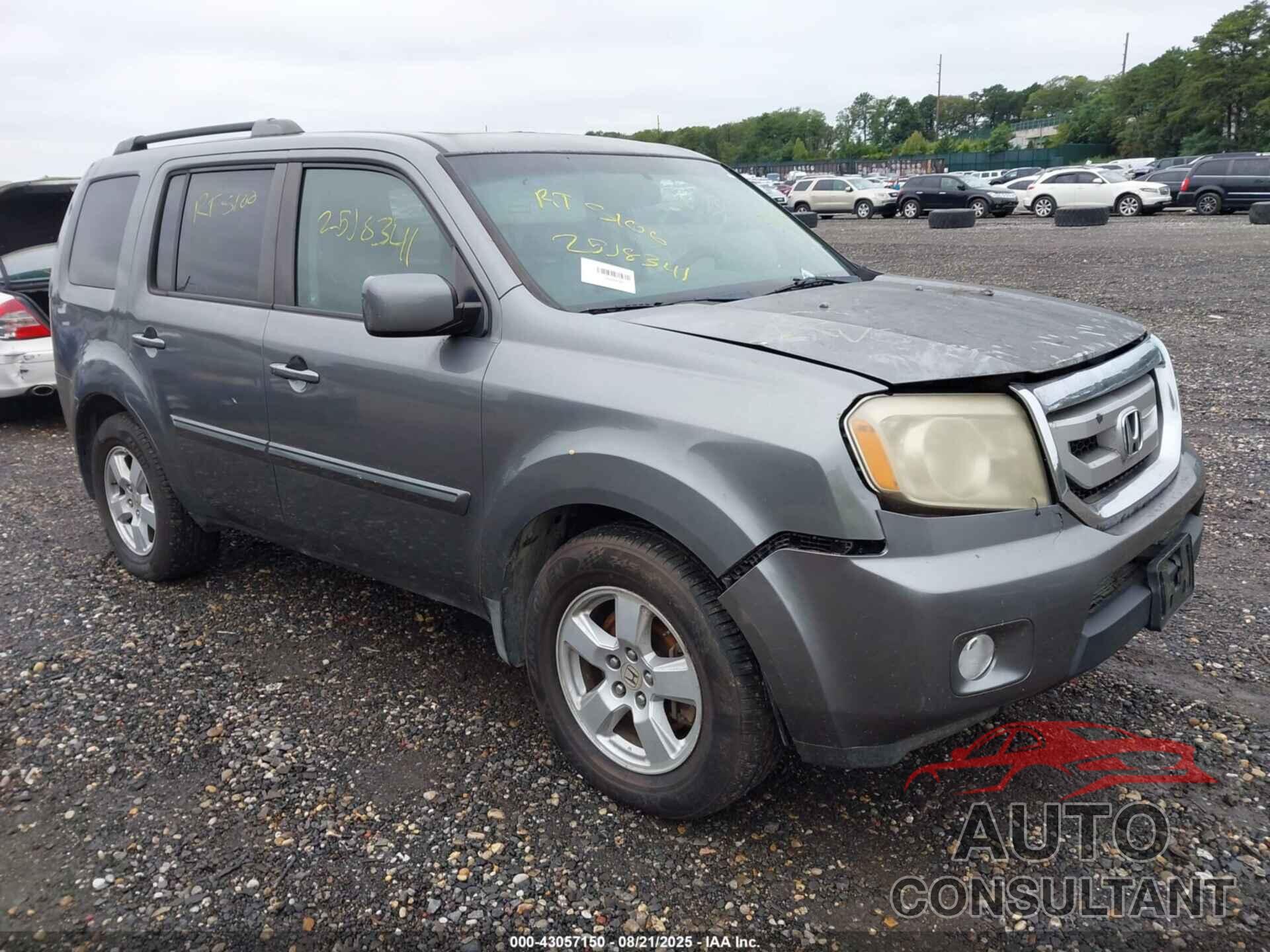 HONDA PILOT 2009 - 5FNYF48549B019979