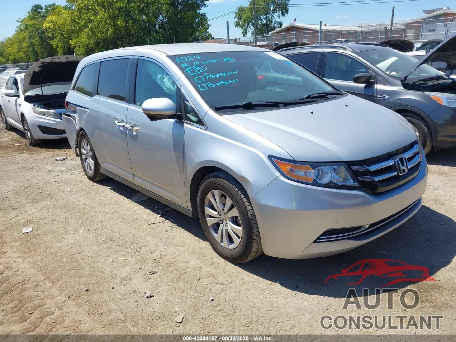HONDA ODYSSEY 2014 - 5FNRL5H46EB113754