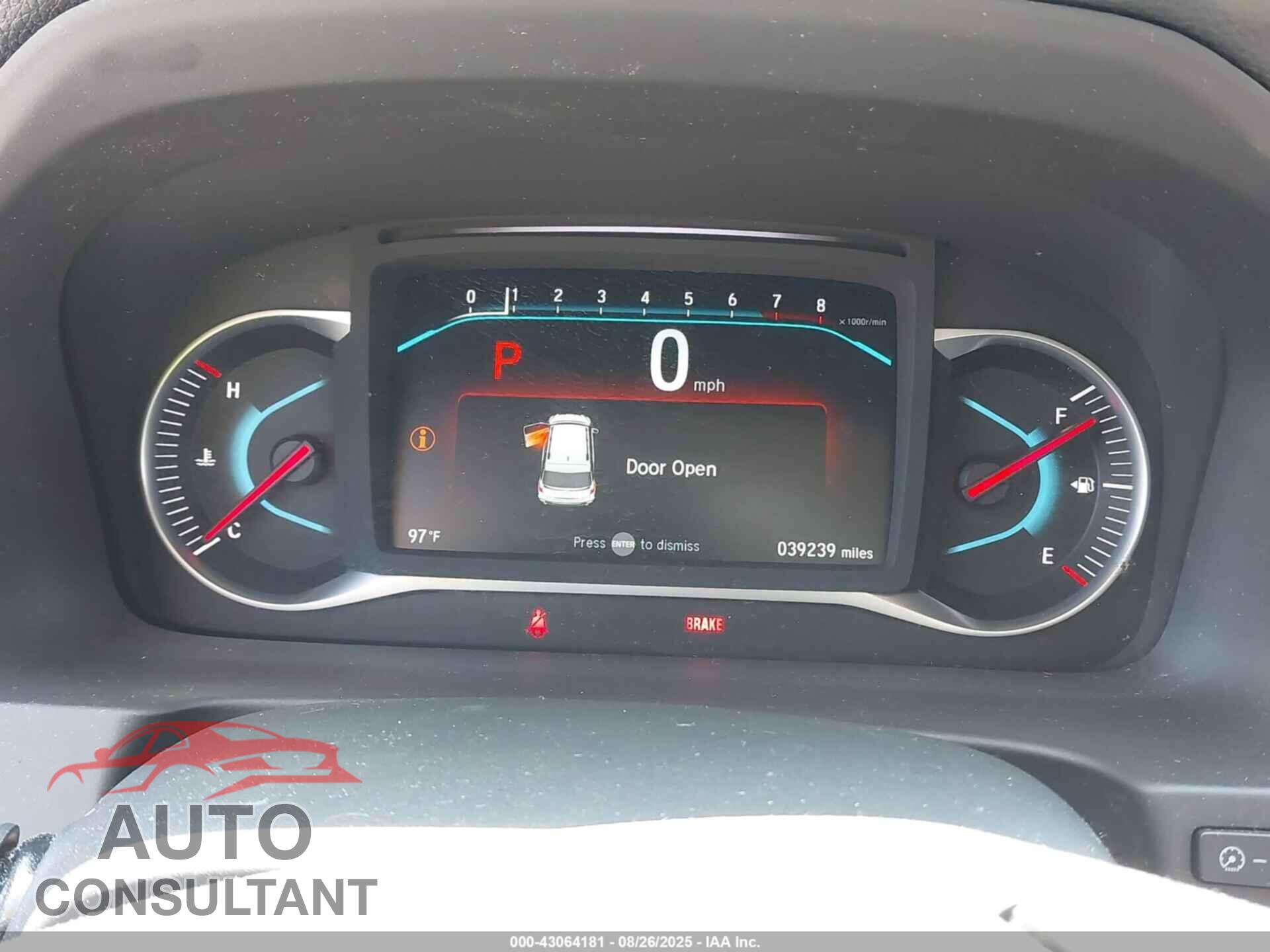 HONDA PILOT 2019 - 5FNYF6H54KB036802