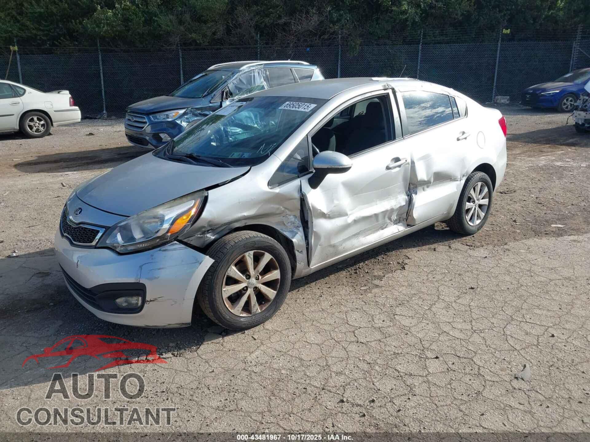 KIA RIO 2014 - KNADN4A35E6416615