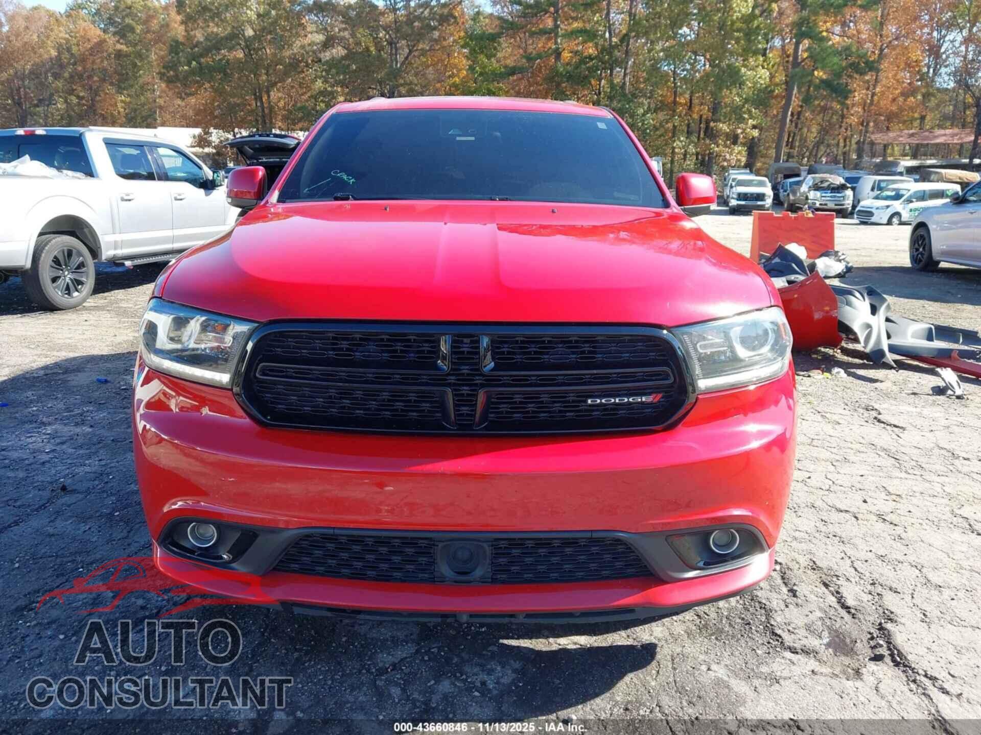 DODGE DURANGO 2017 - 1C4SDHCTXHC774784