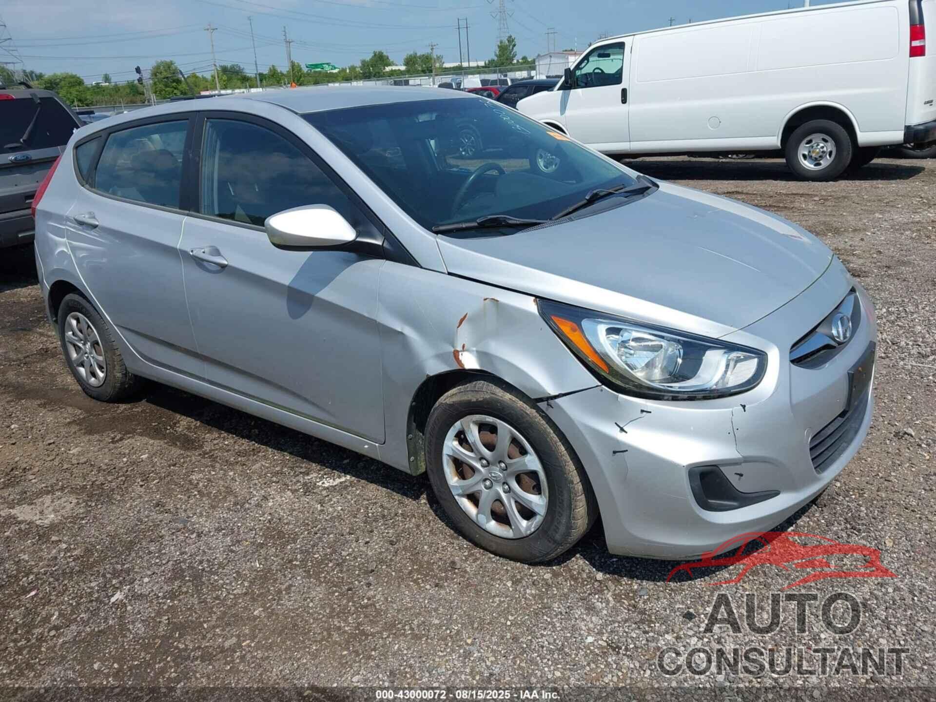 HYUNDAI ACCENT 2012 - KMHCT5AEXCU004416