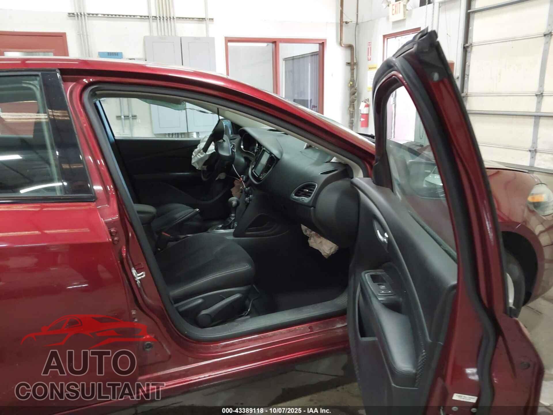 DODGE DART 2015 - 1C3CDFBB4FD315764