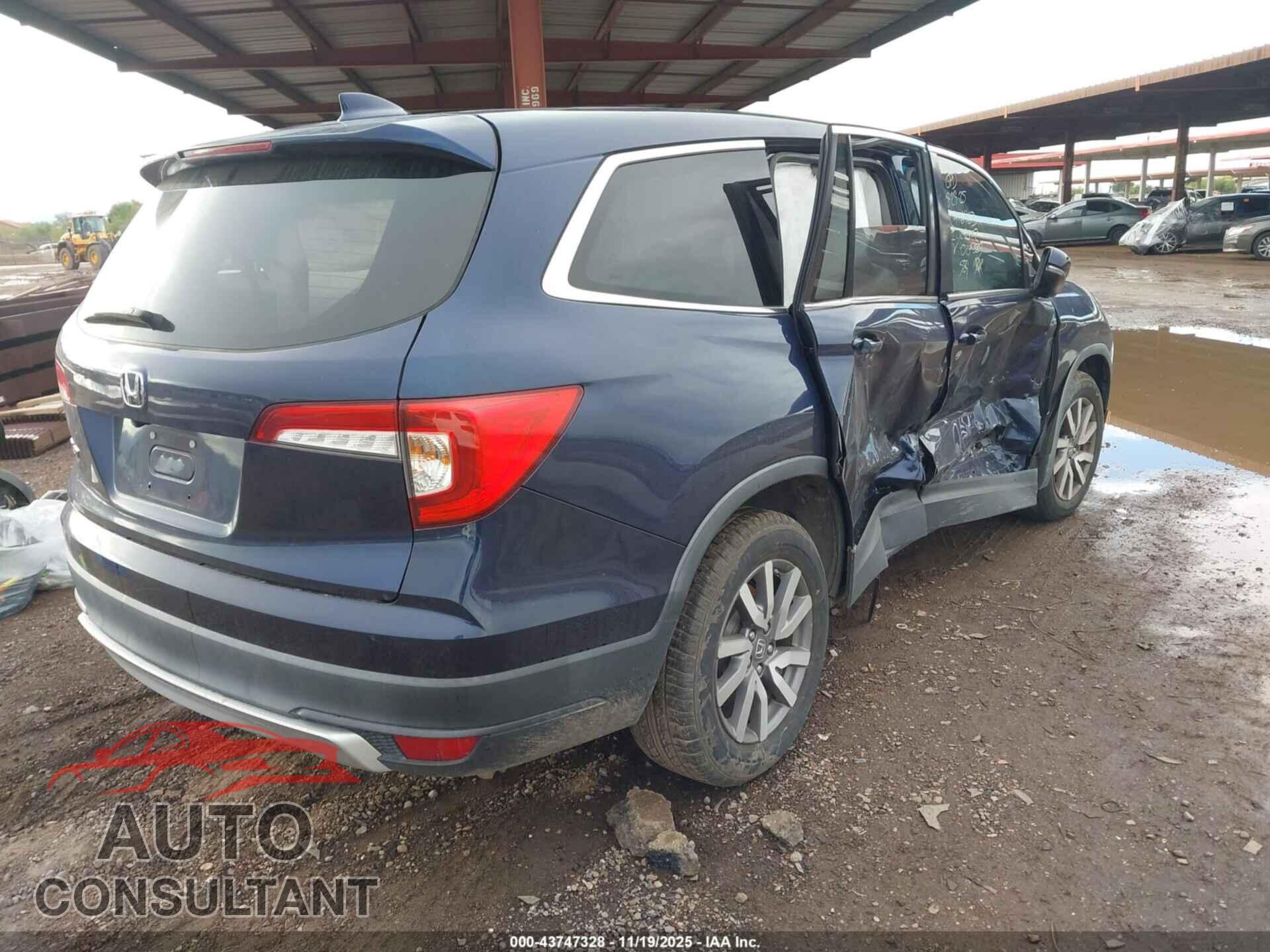 HONDA PILOT 2019 - 5FNYF5H31KB024339