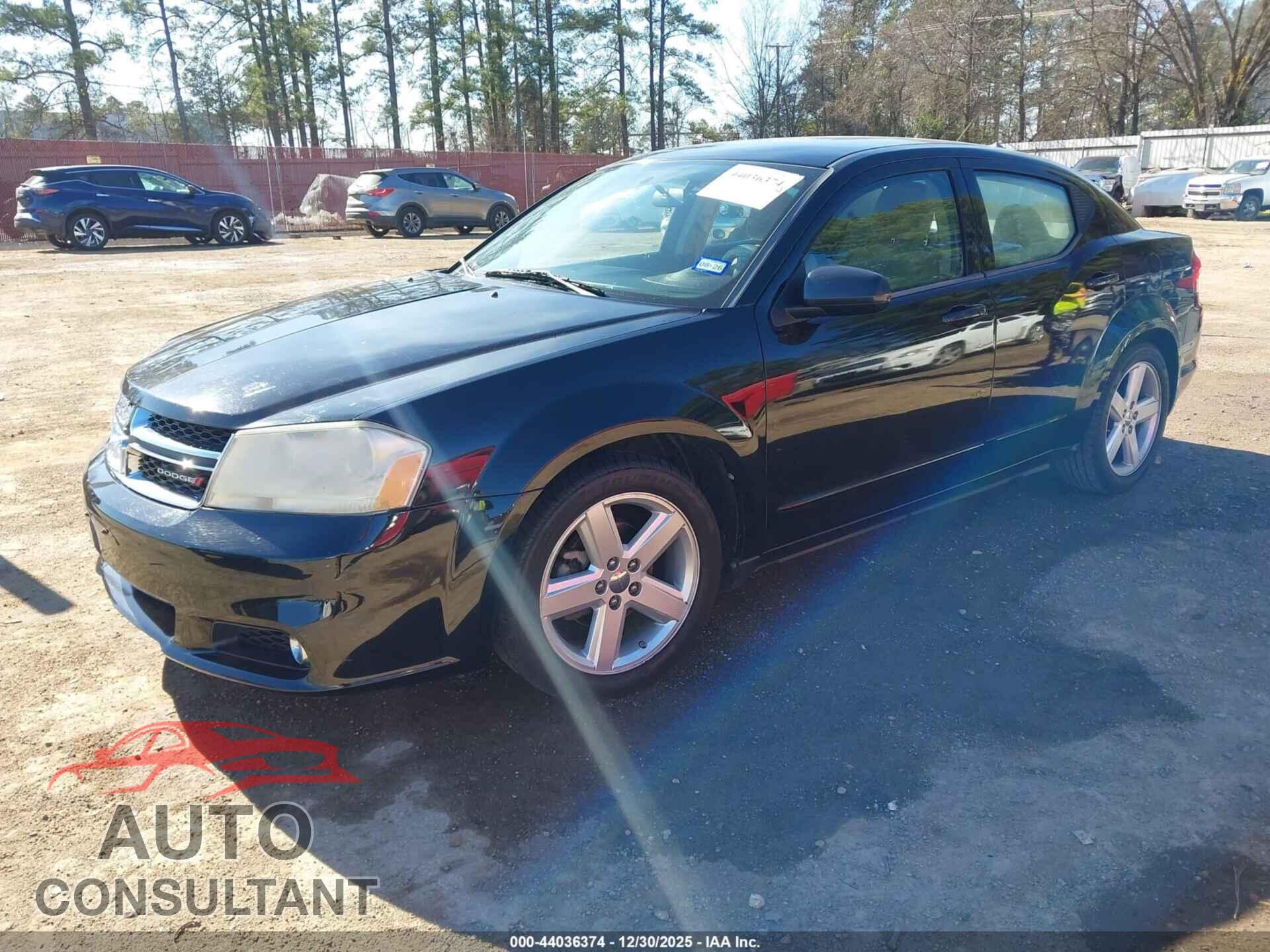 DODGE AVENGER 2013 - 1C3CDZCB7DN606931