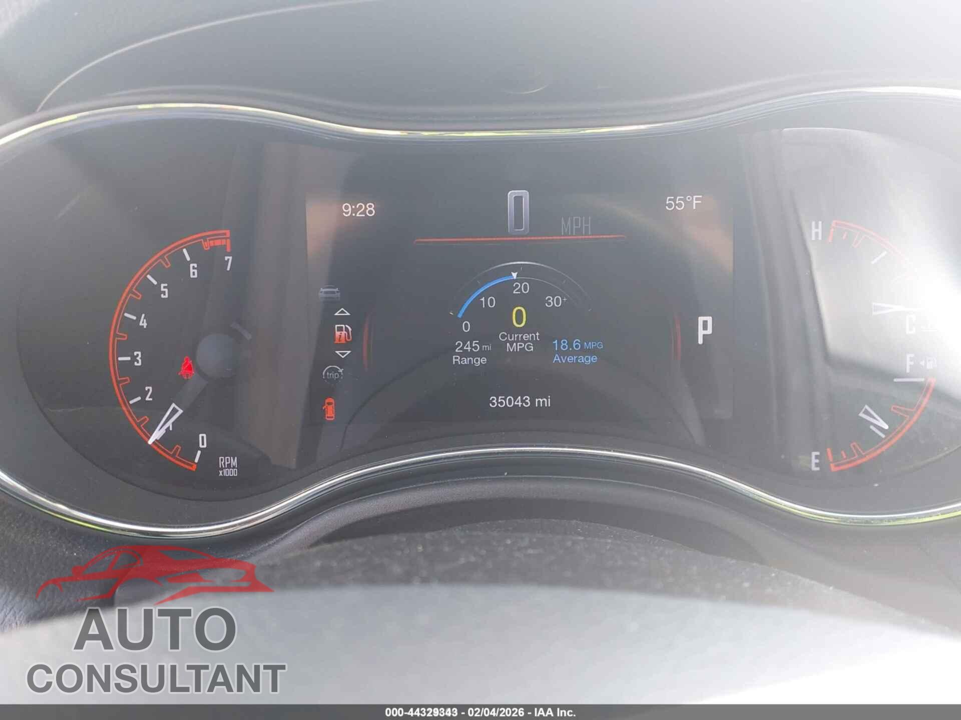 DODGE DURANGO 2016 - 1C4RDJAG7GC442022