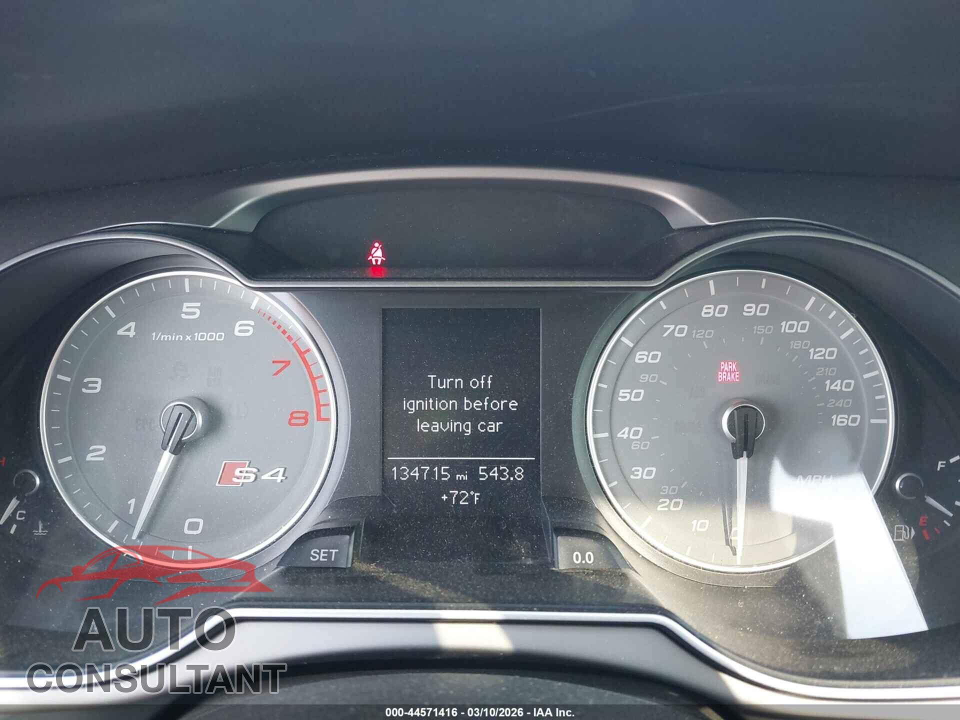 AUDI S4 2014 - WAUDGAFL6EA073621