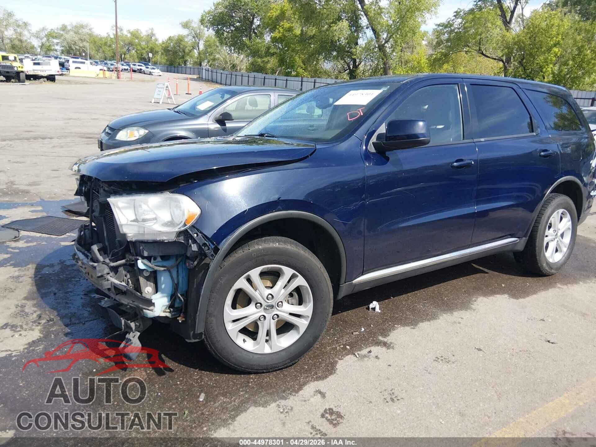 DODGE DURANGO 2012 - 1C4RDJAG0CC212834