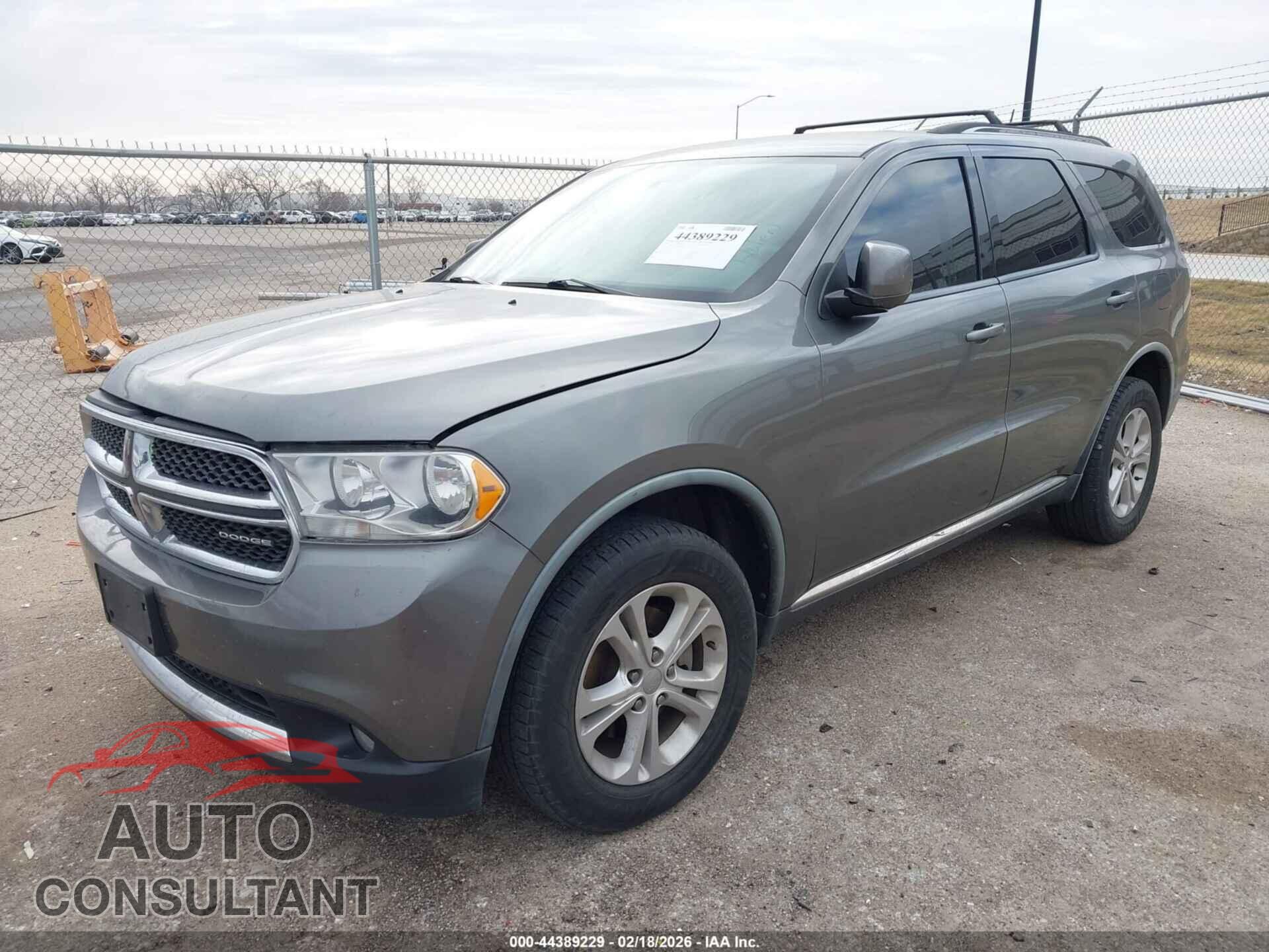DODGE DURANGO 2012 - 1C4RDHAG9CC195167