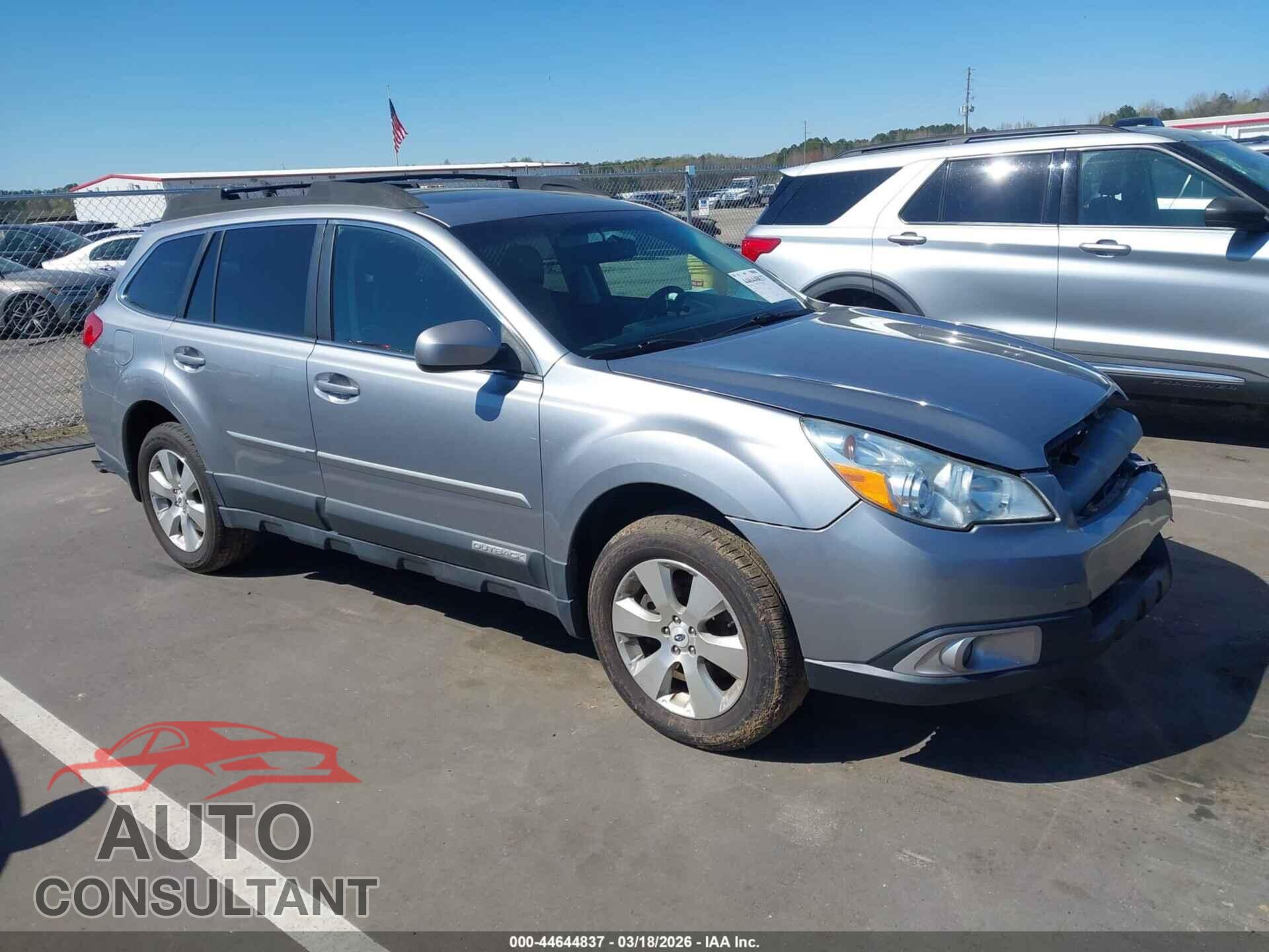 SUBARU OUTBACK 2011 - 4S4BRDKC1B2430510