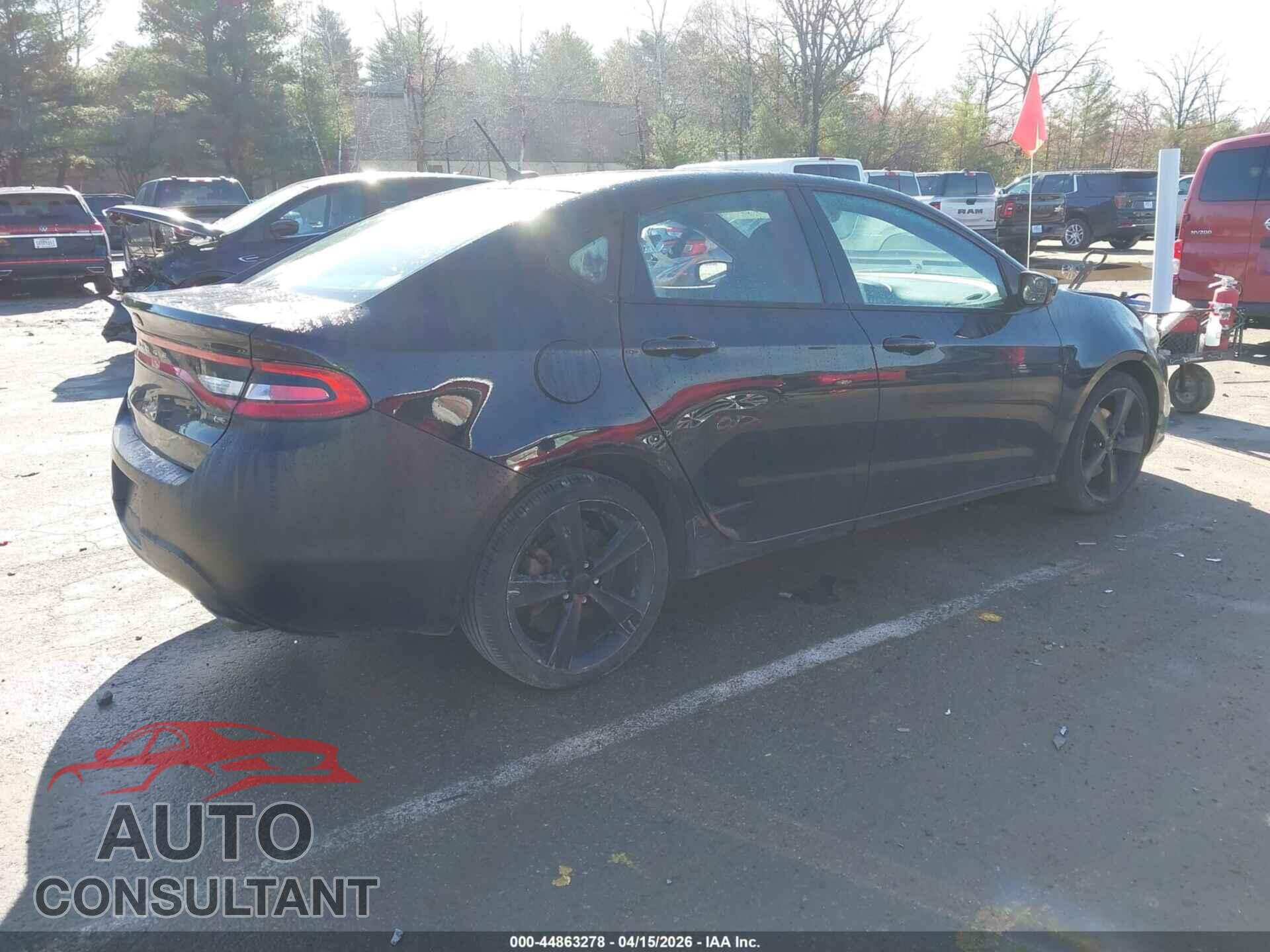 DODGE DART 2015 - 1C3CDFBB0FD126576